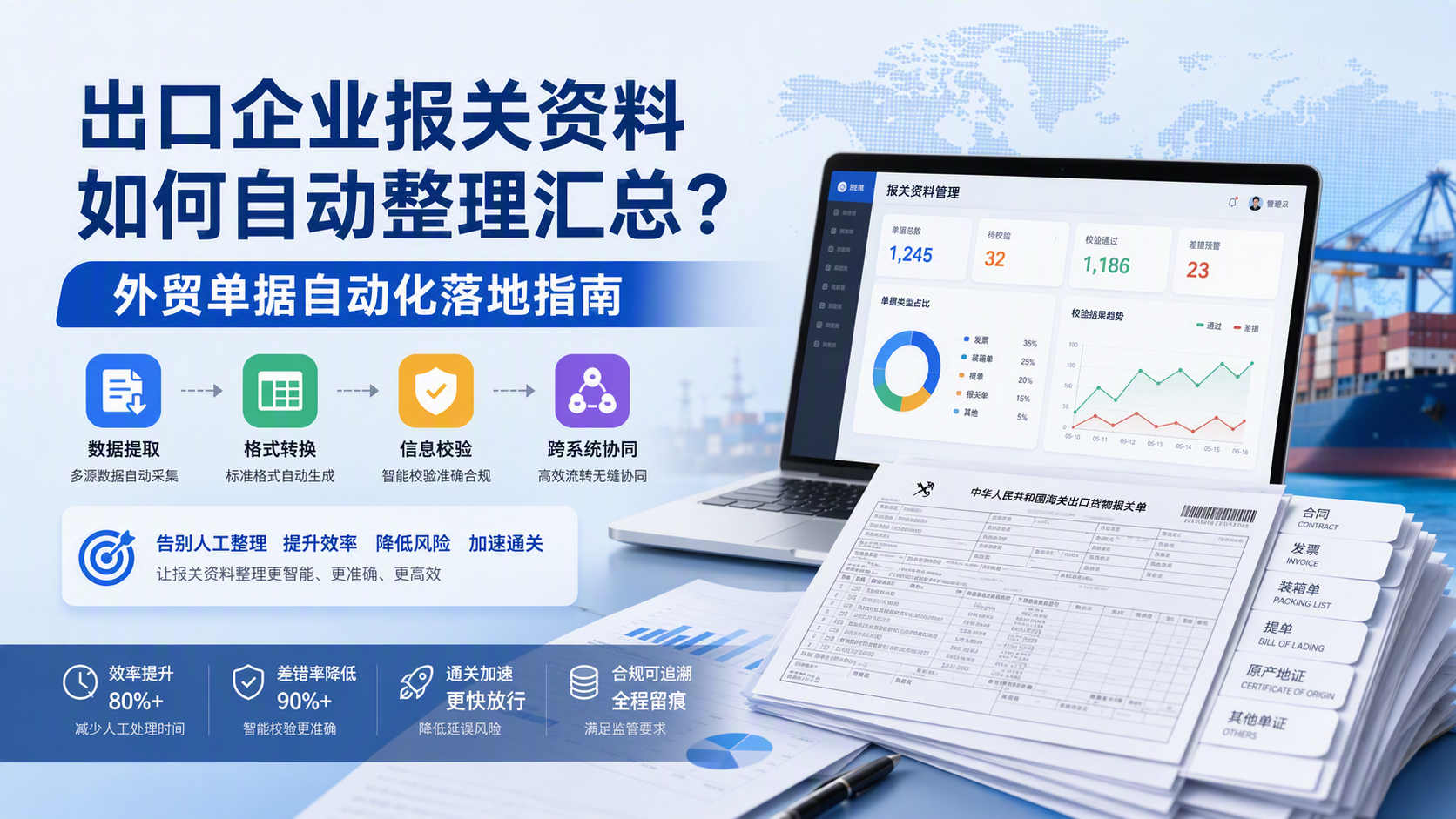 出口企业报关资料如何自动整理汇总?外贸单据自动化落地指南