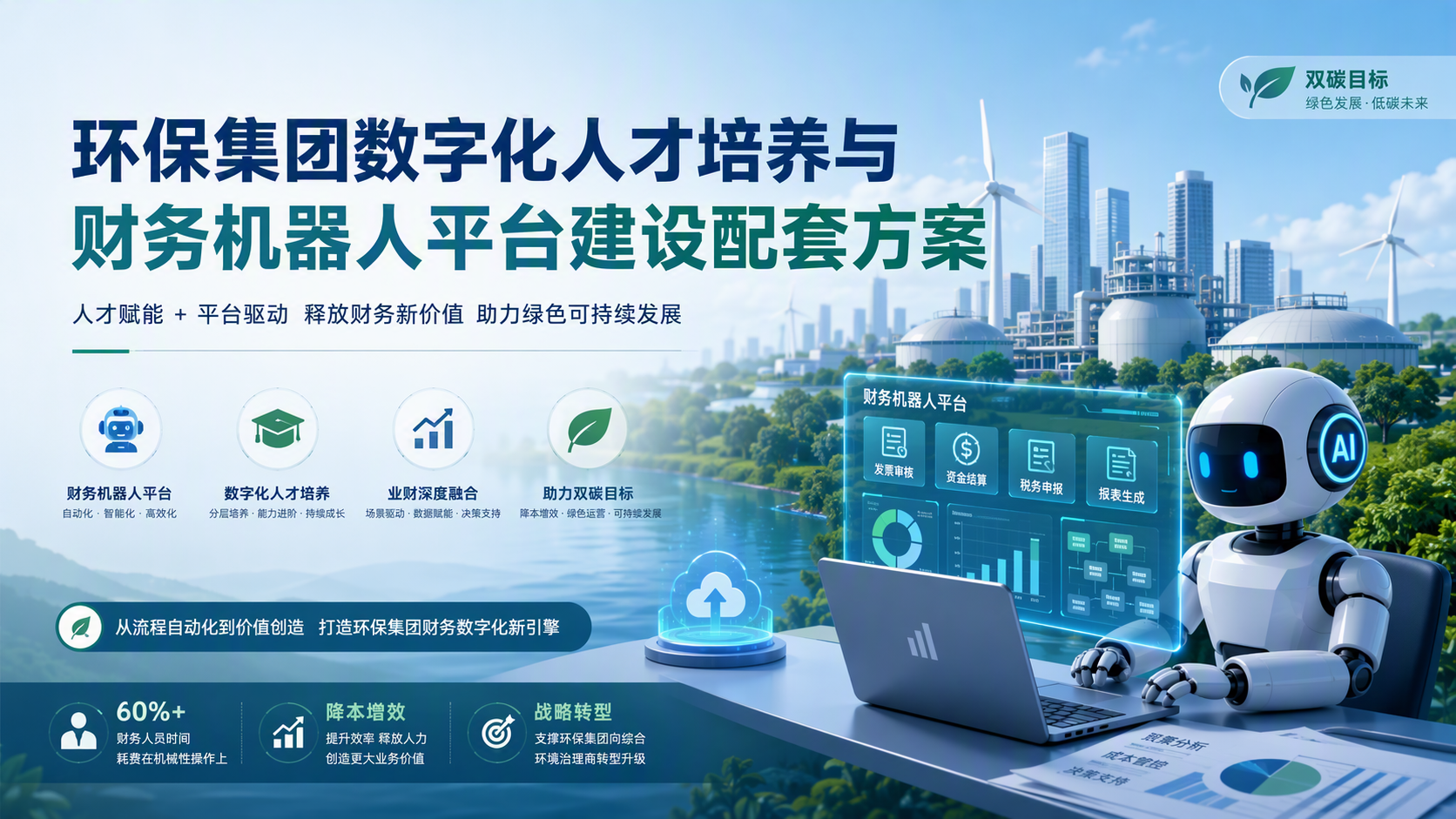 环保集团数字化人才培养与财务机器人平台建设配套方案