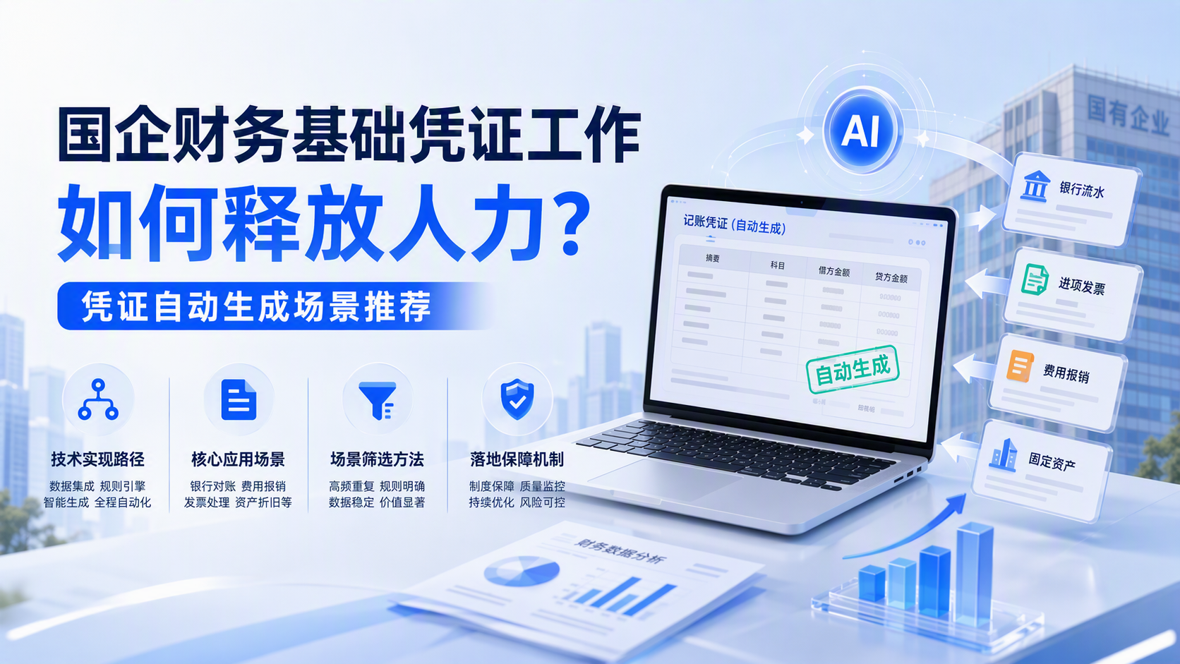 国企财务基础凭证工作如何释放人力？凭证自动生成场景推荐