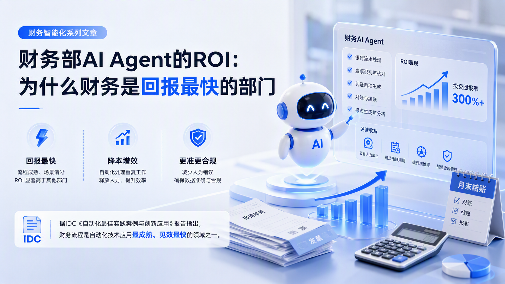 财务部AI Agent的ROI:为什么财务是回报最快的部门