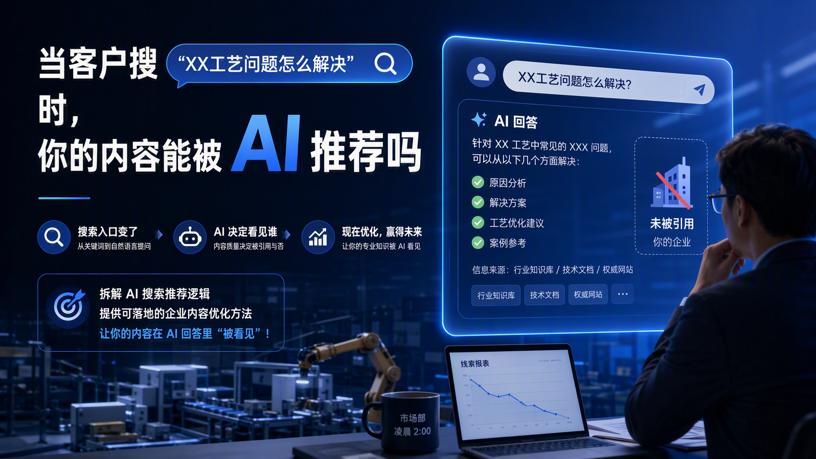 当客户搜“XX工艺问题怎么解决”时，你的内容能被AI推荐吗_图1