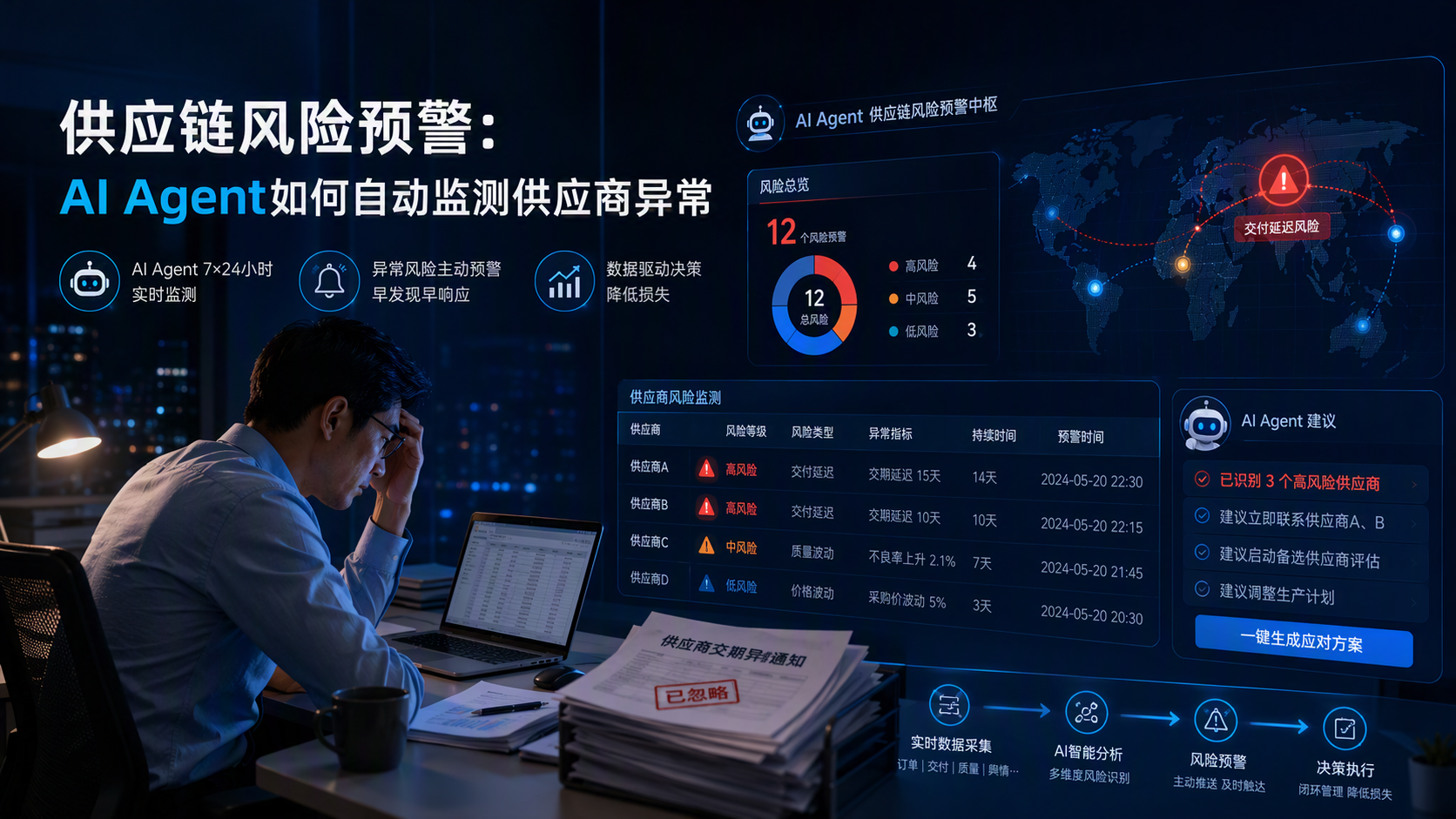 供应链风险预警：AI Agent如何自动监测供应商异常_图1