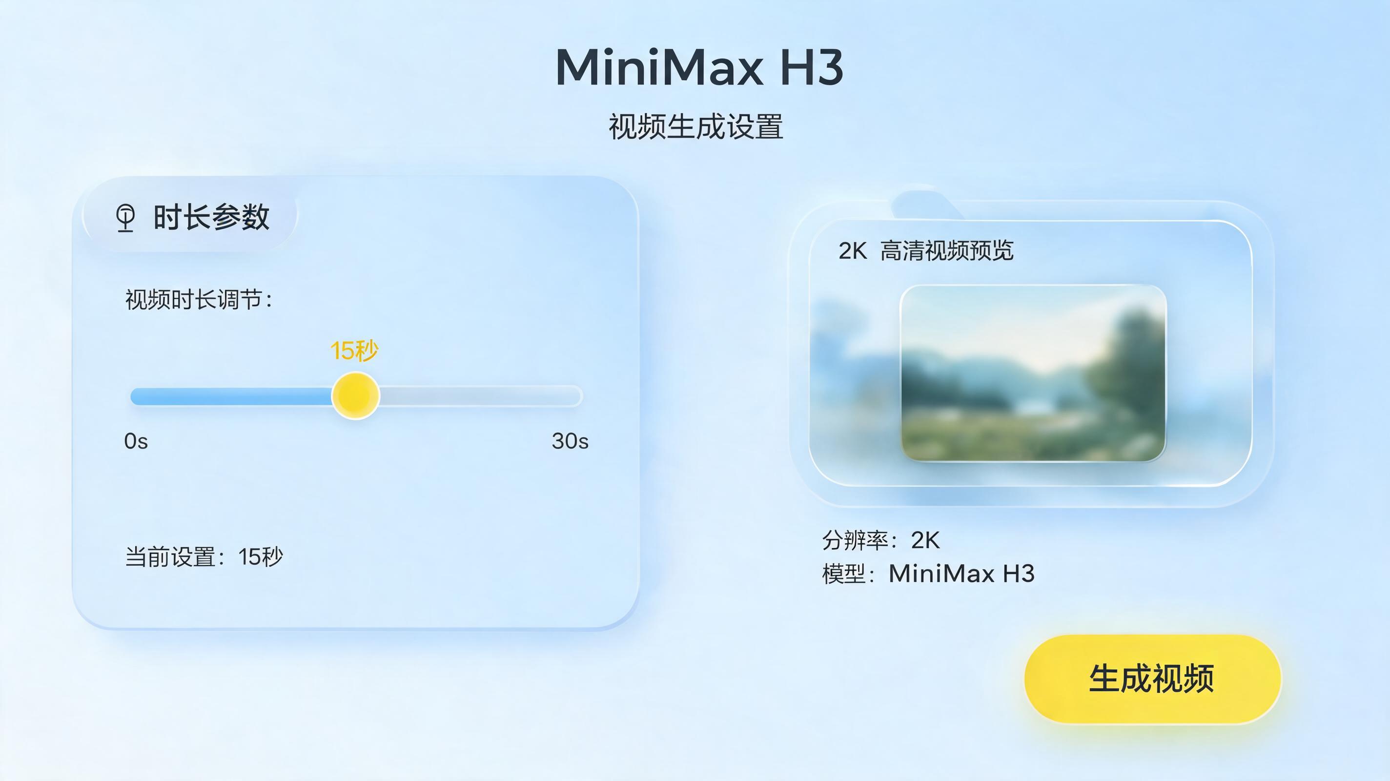 MiniMax H3 生成时长怎么设置?4-15秒参数详解与实在Agent内置调用指南