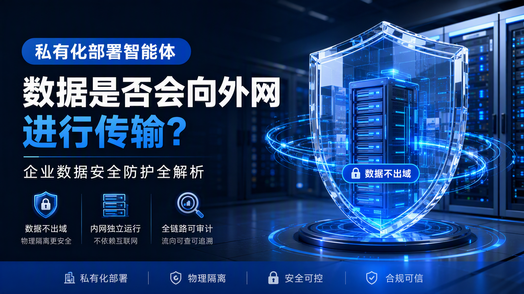 私有化部署智能体的数据是否会向外网进行传输？企业数据安全防护全解析