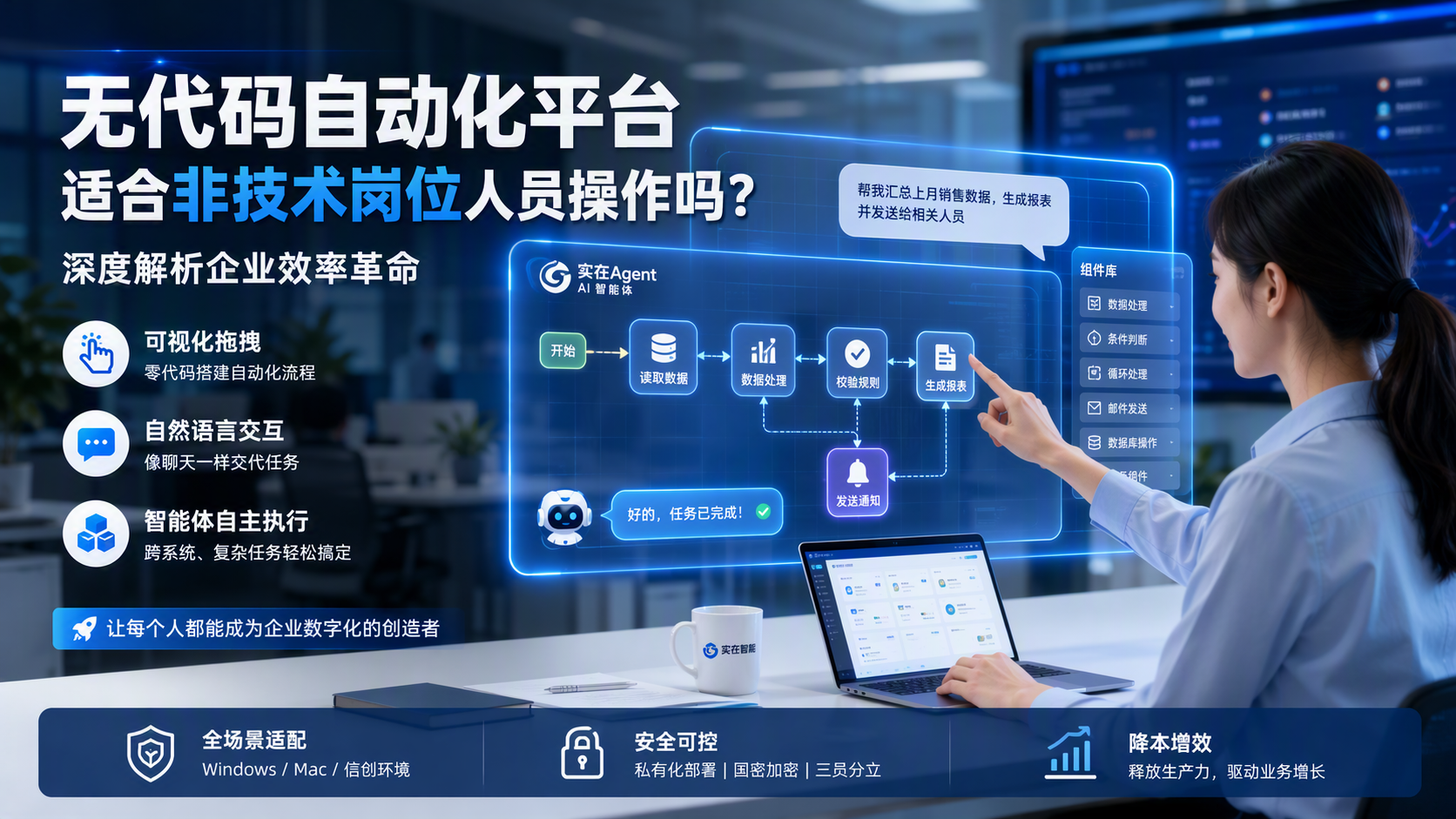 无代码自动化平台适合非技术岗位人员操作吗?深度解析企业效率革命
