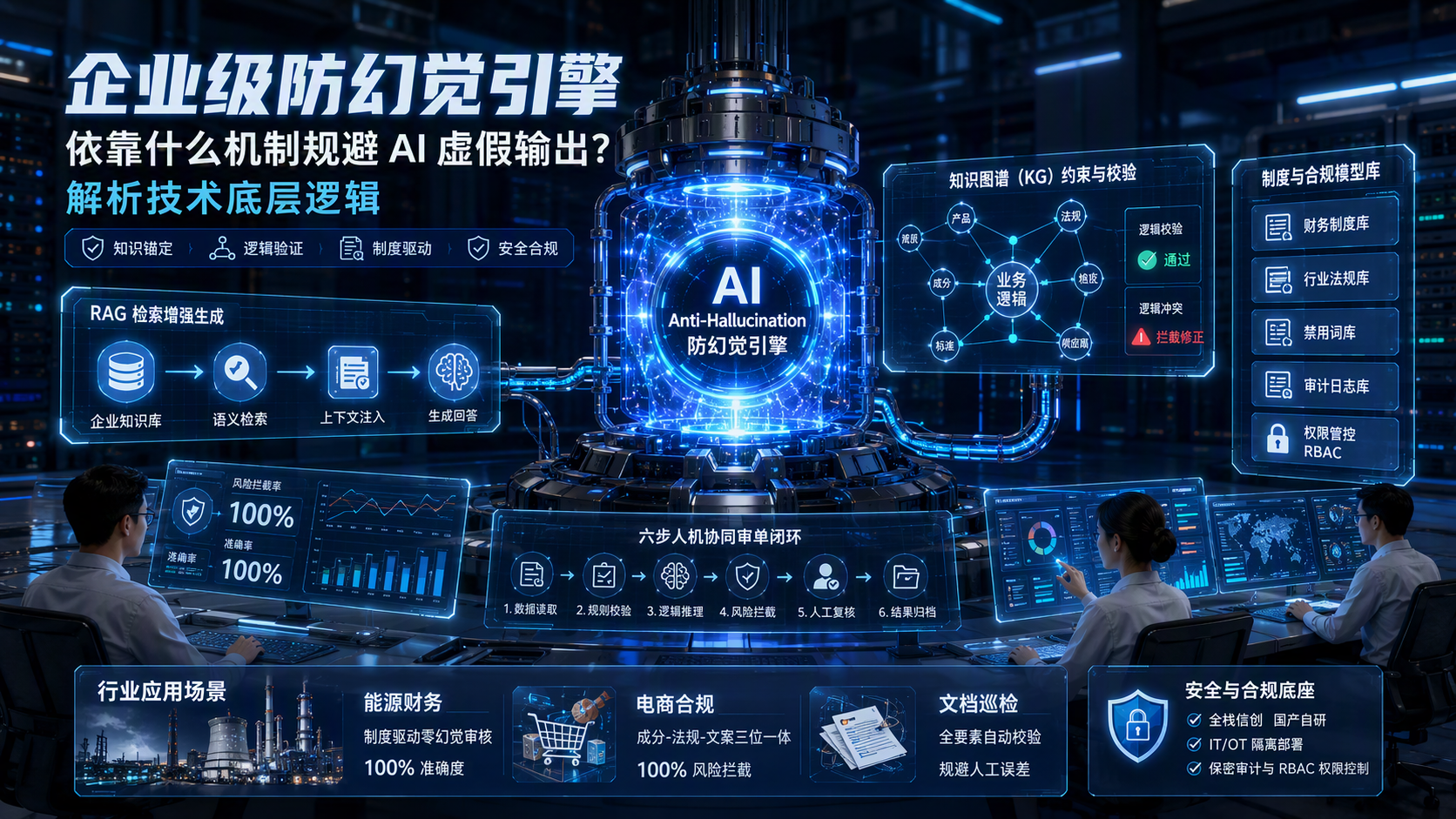 企业级防幻觉引擎依靠什么机制规避 AI 虚假输出？解析技术底层逻辑_图1