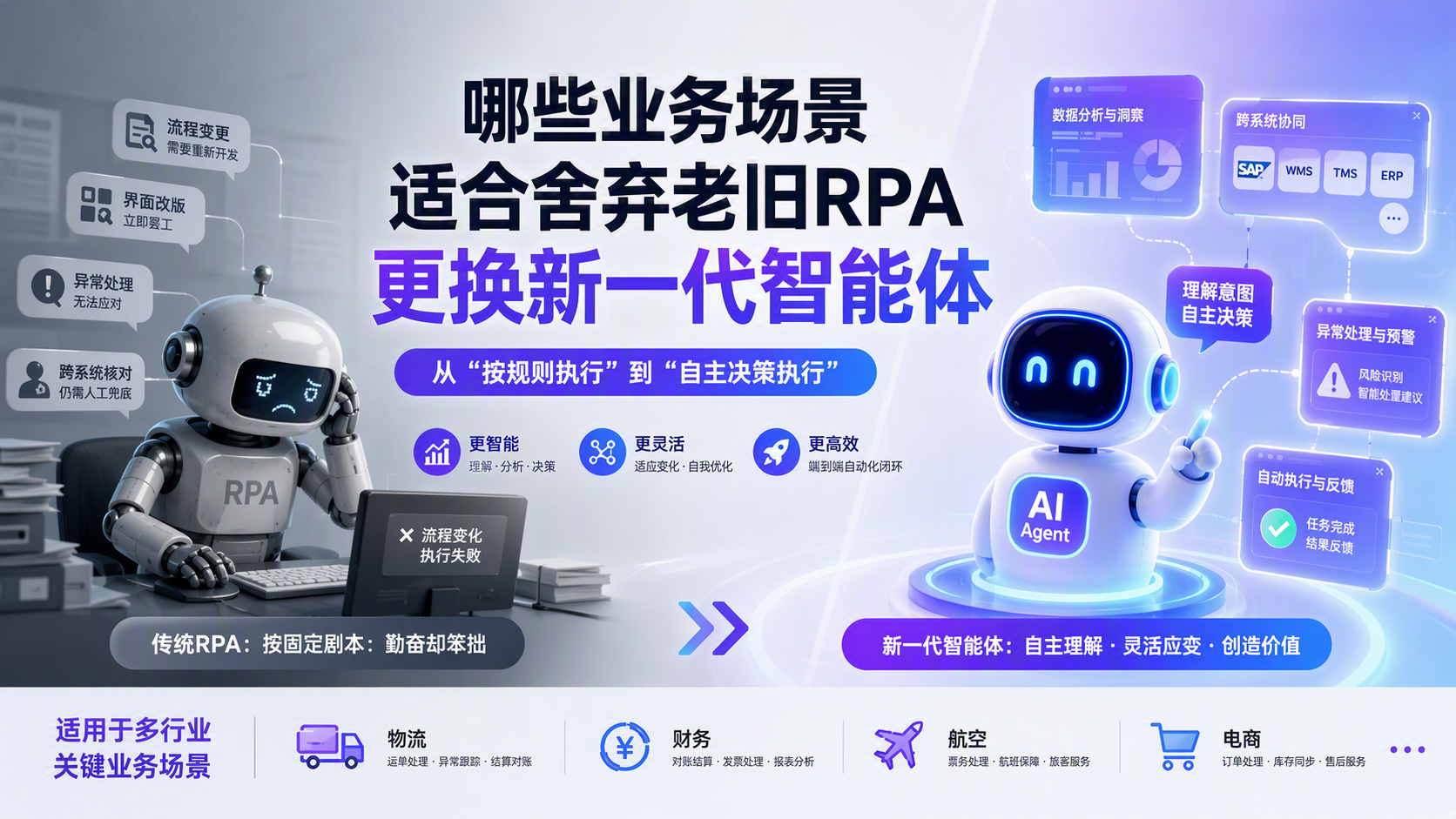 哪些业务场景适合舍弃老旧RPA更换新一代智能体