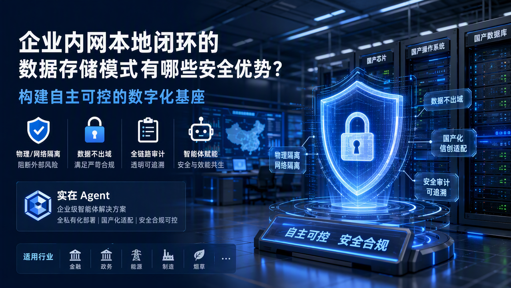 企业内网本地闭环的数据存储模式有哪些安全优势？构建自主可控的数字化基座