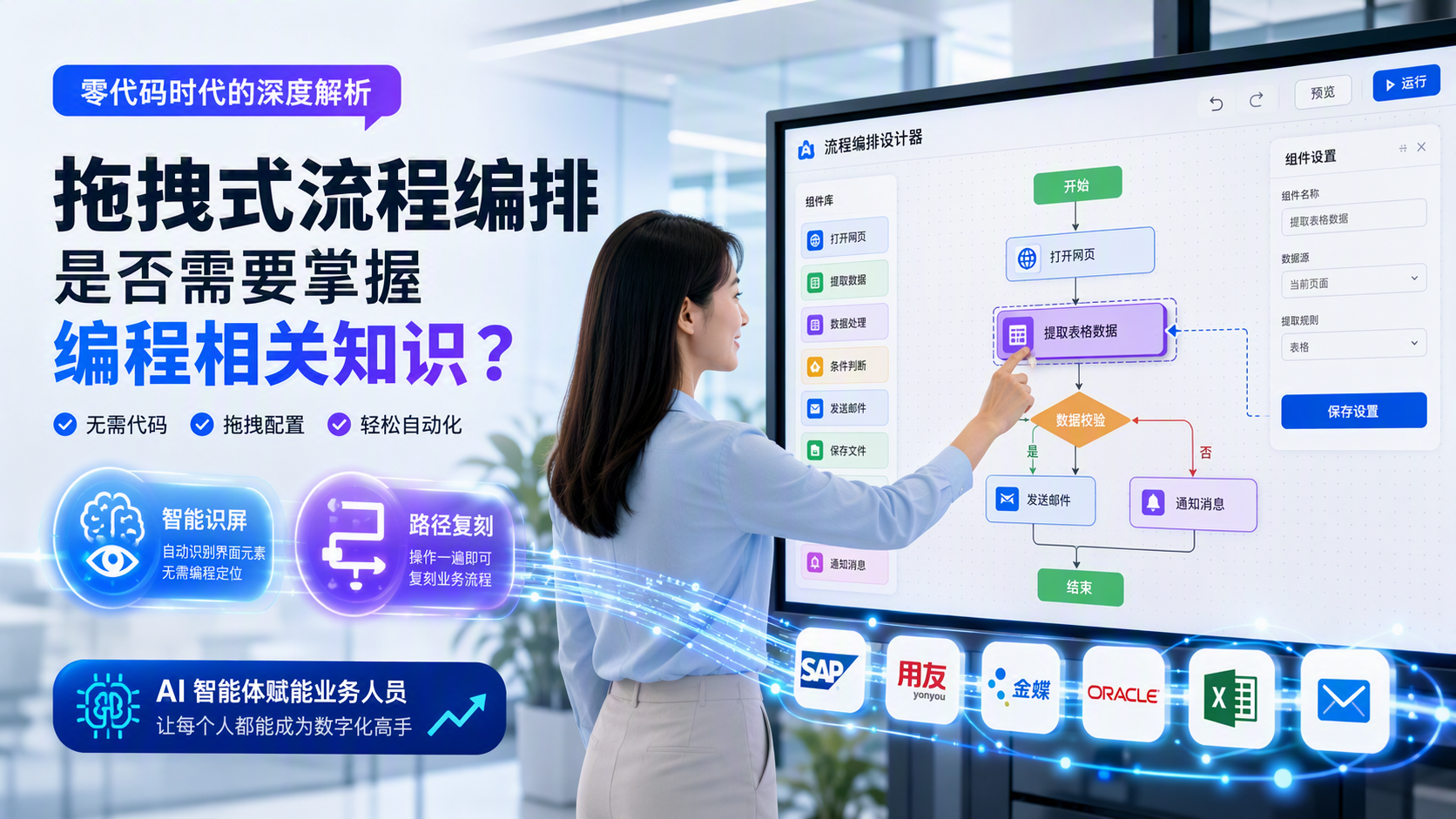 拖拽式流程编排是否需要掌握编程相关知识?零代码时代的深度解析