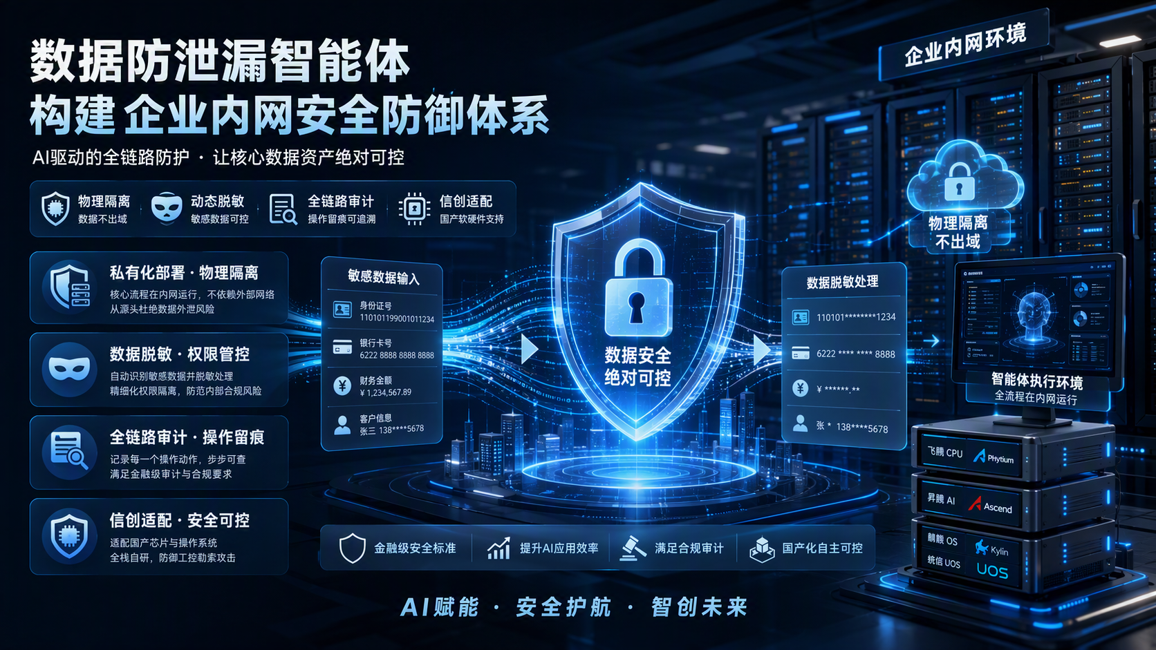 数据防泄漏智能体具备哪些企业内网数据防护手段?深度解析企业级AI安全防御体系