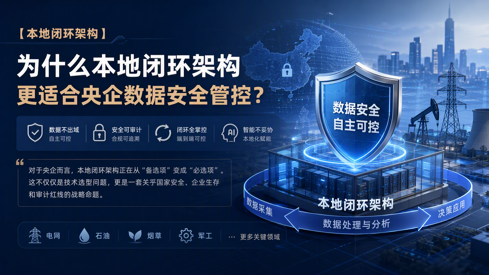 本地闭环架构为什么更适合央企数据安全管控?