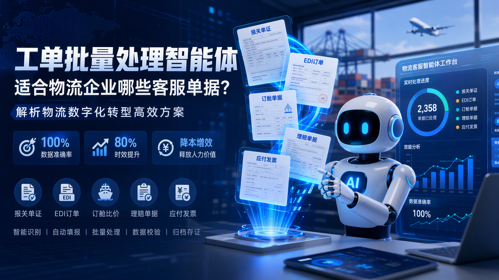 工单批量处理智能体适合物流企业哪些客服单据？解析物流数字化转型高效方案_图1