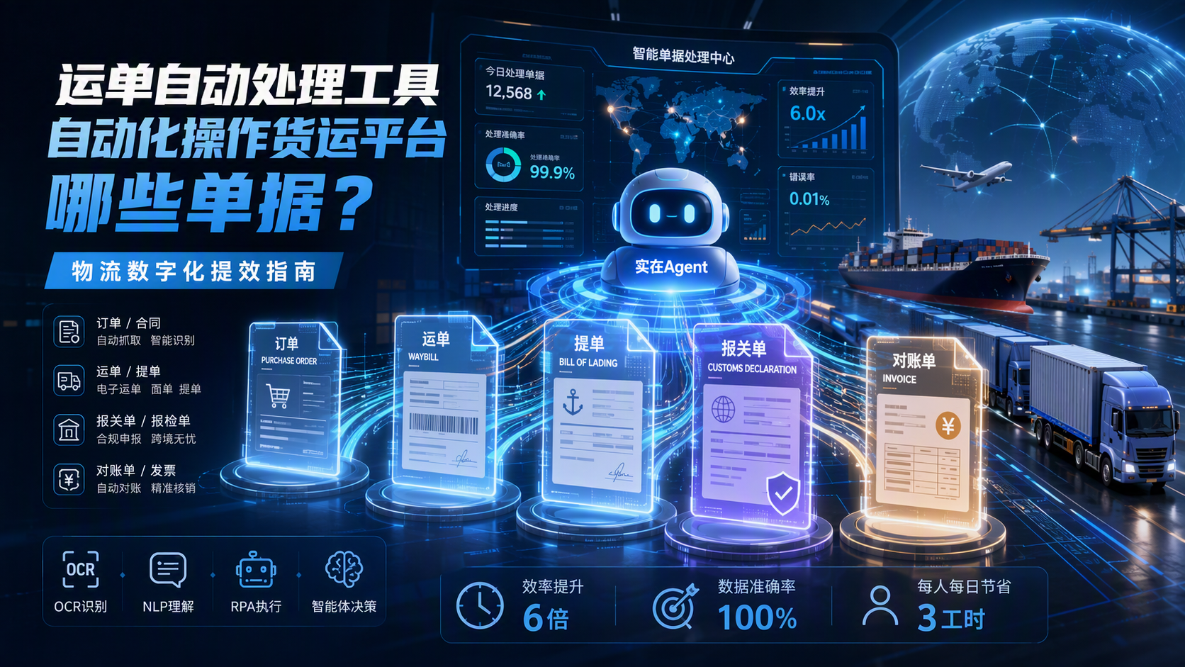 运单自动处理工具能够自动化操作货运平台哪些单据？物流数字化提效指南_图1