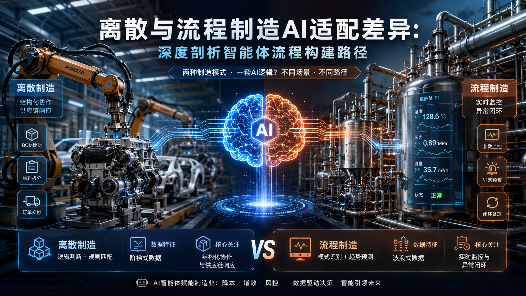 离散与流程制造AI适配差异：深度剖析智能体流程构建路径