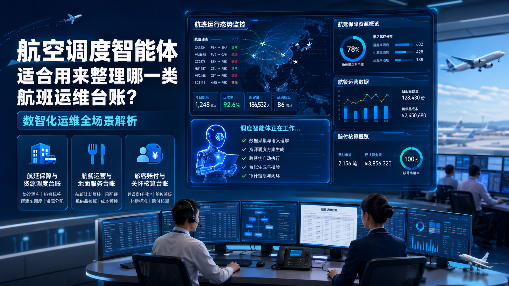 航空调度智能体适合用来整理哪一类航班运维台账？数智化运维全场景解析_图1