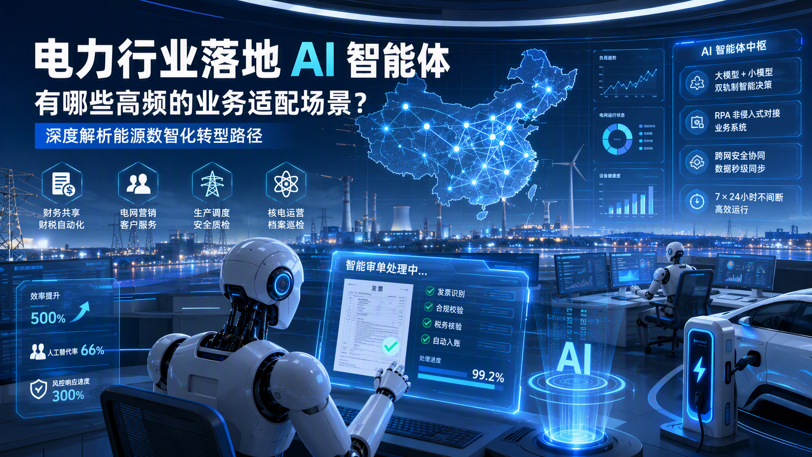 电力行业落地 AI 智能体有哪些高频的业务适配场景？深度解析能源数智化转型路径_图1