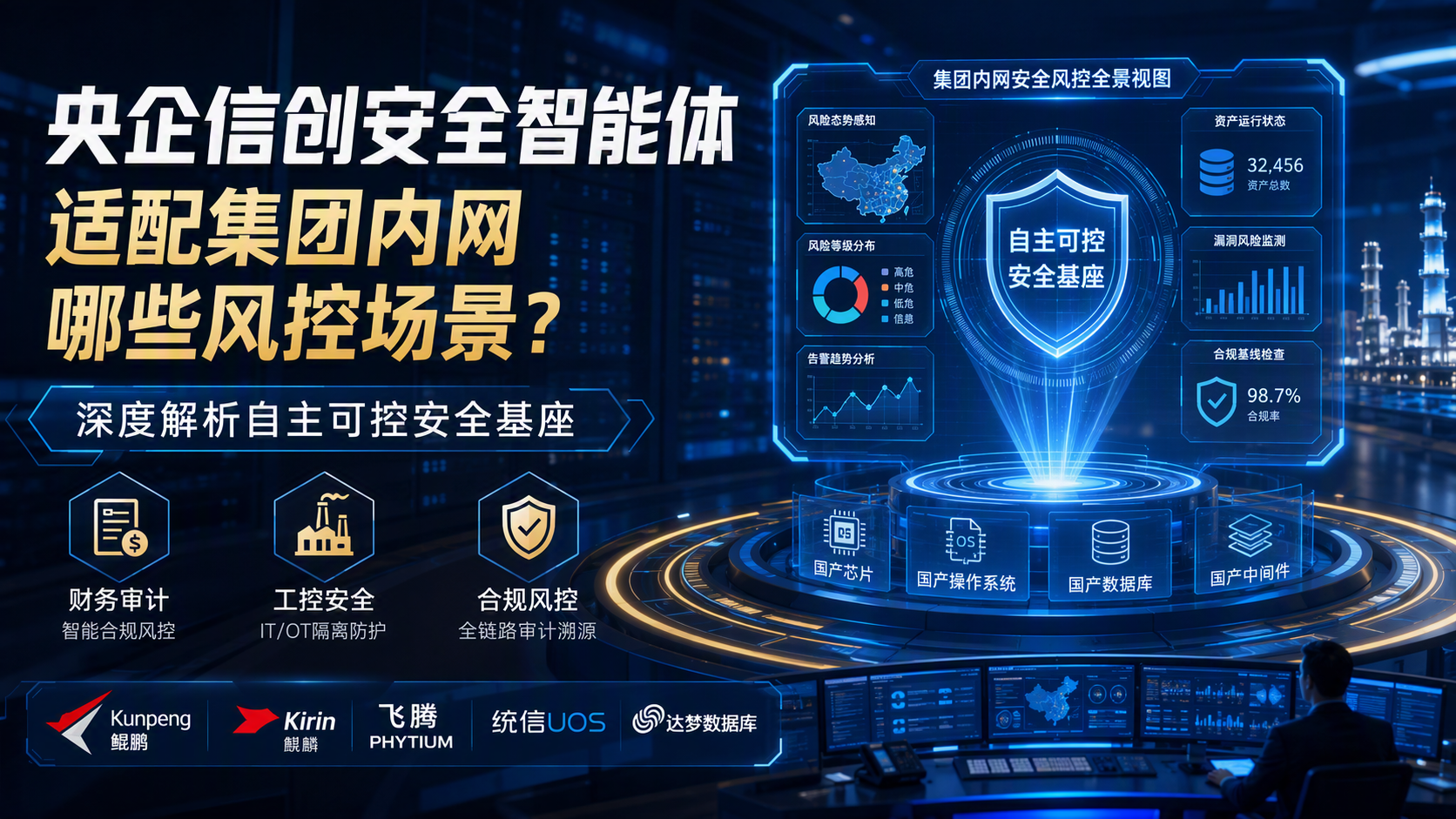央企信创安全智能体适配集团内网哪些风控场景？深度解析自主可控安全基座_图1
