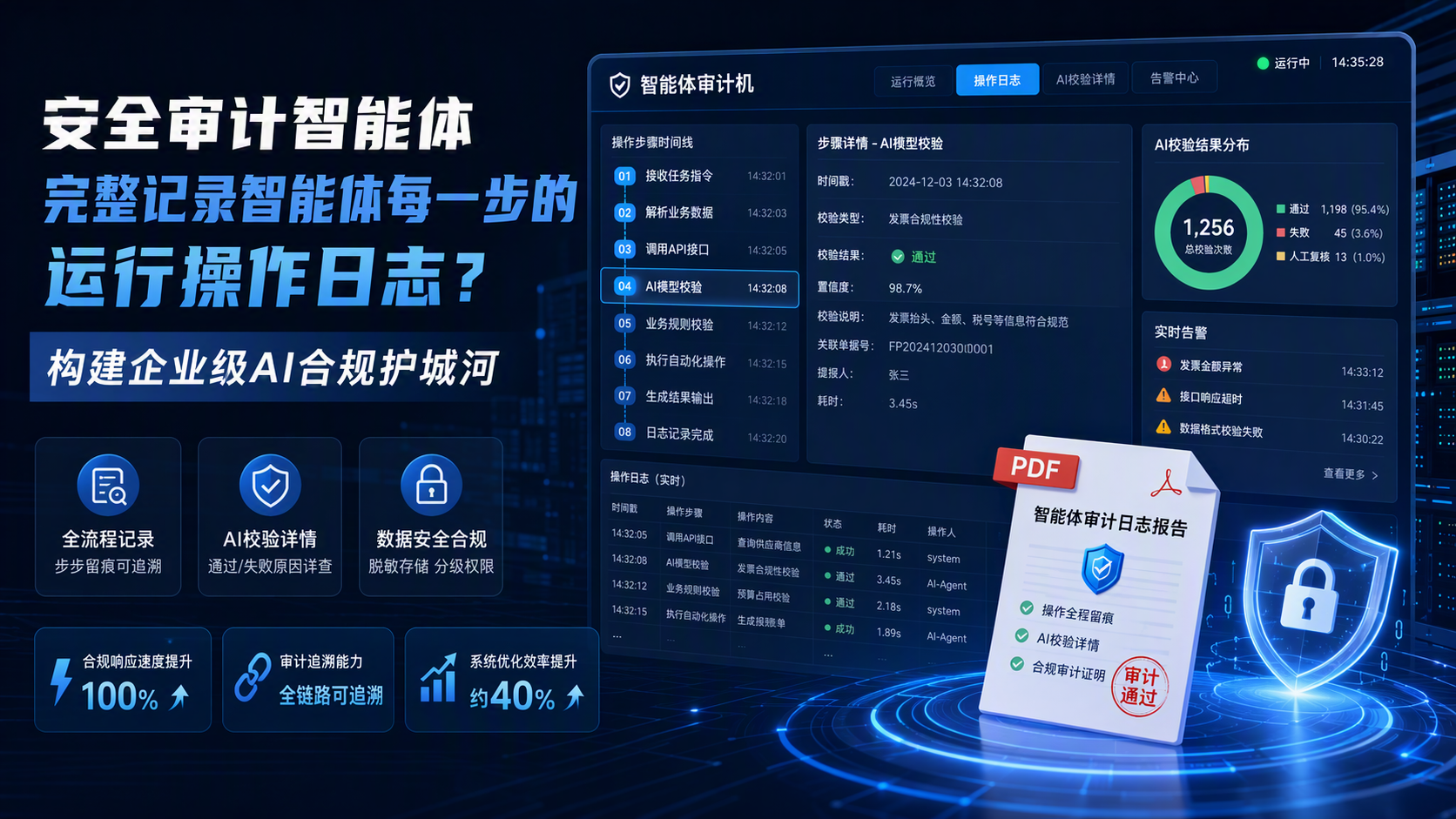 安全审计智能体完整记录智能体每一步的运行操作日志？构建企业级AI合规护城河_图1