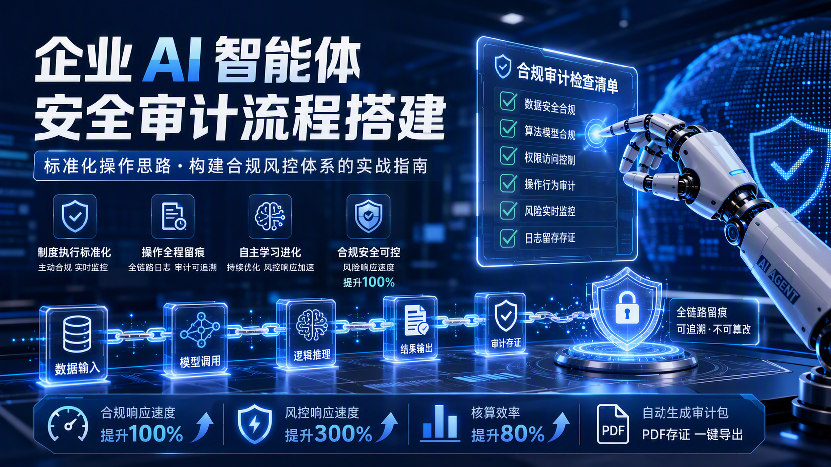 企业 AI 智能体安全审计流程搭建有哪些标准化操作思路？构建合规风控体系的实战指南_图1