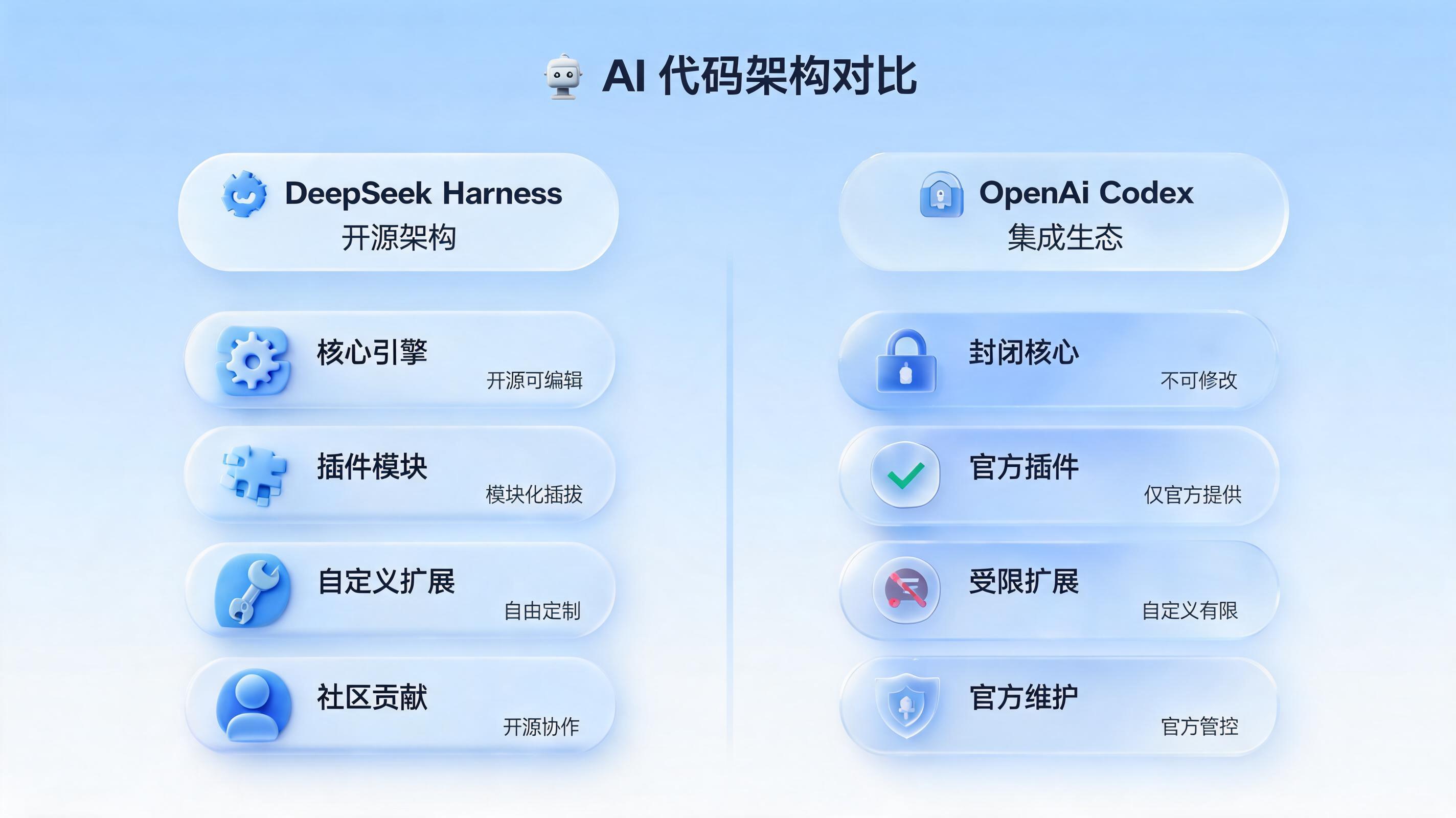 DeepSeek Harness 和 Codex 的区别：两大 AI 编程 Agent 全面对比