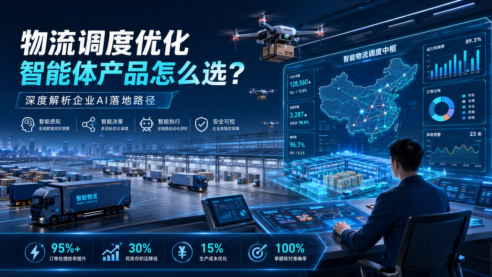 物流调度优化,智能体产品怎么选?深度解析企业AI落地路径