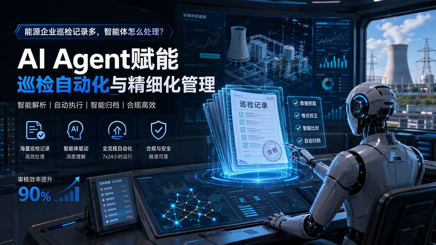能源企业巡检记录多，智能体怎么处理？AI Agent赋能巡检自动化与精细化管理