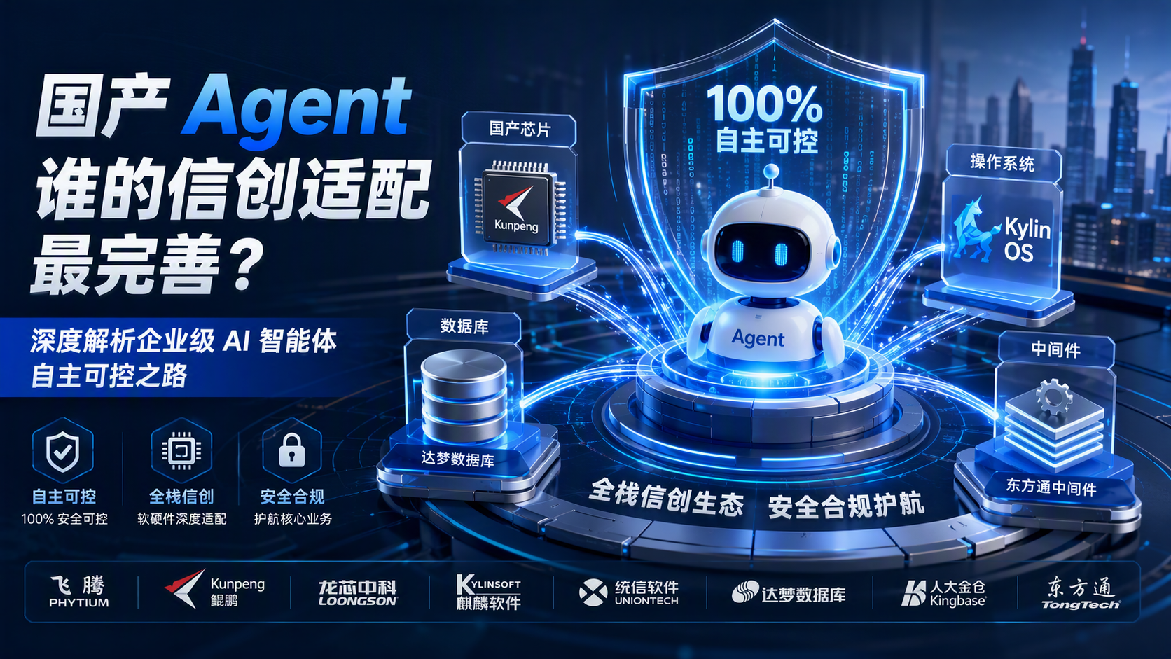 国产 Agent 谁的信创适配最完善？深度解析企业级 AI 智能体自主可控之路