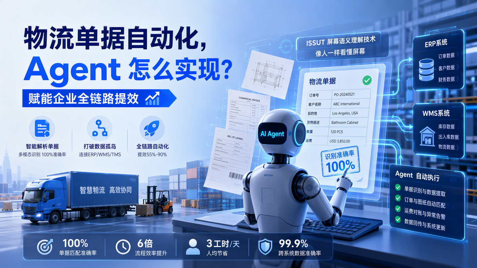 物流单据自动化,Agent 怎么实现?赋能企业全链路提效