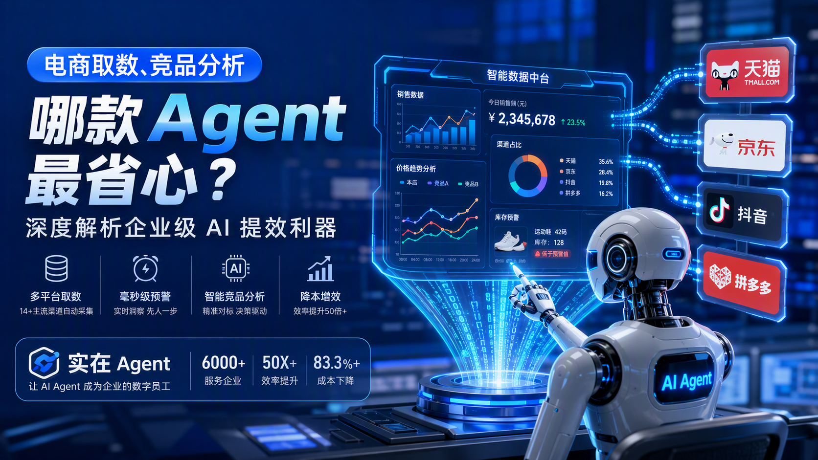 电商取数、竞品分析,哪款 Agent 最省心?深度解析企业级 AI 提效利器