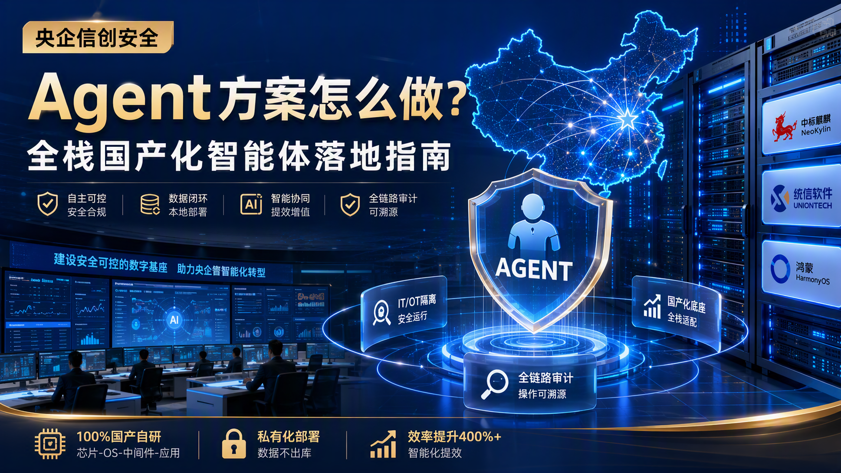 央企信创安全，Agent 方案怎么做？全栈国产化智能体落地指南