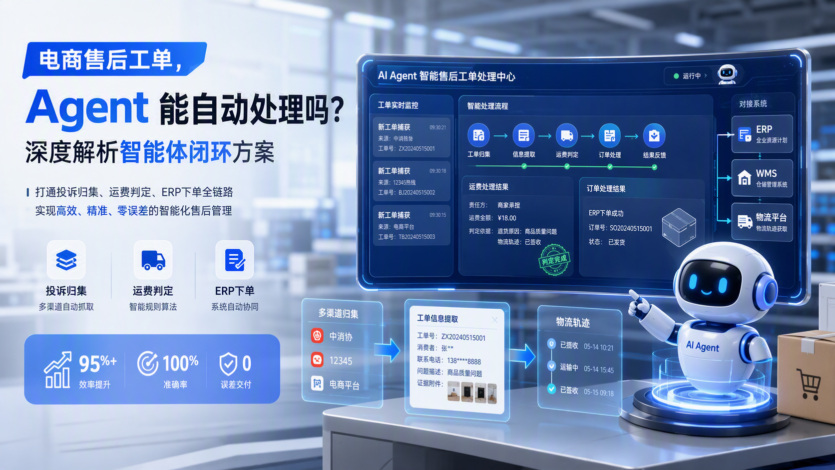 电商售后工单，Agent 能自动处理吗？深度解析智能体闭环方案