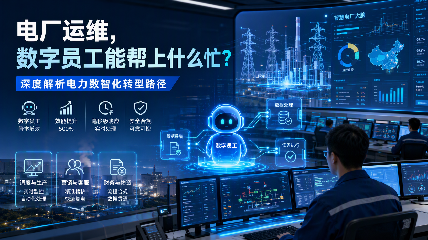 电厂运维，数字员工能帮上什么忙？深度解析电力数智化转型路径_图1