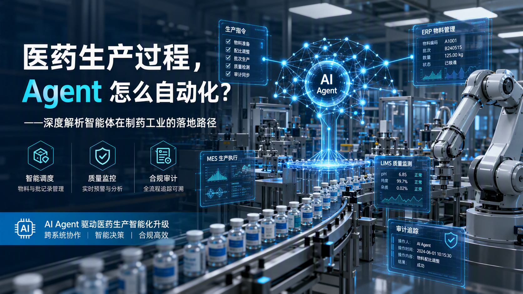 医药生产过程，Agent 怎么自动化？——深度解析智能体在制药工业的落地路径