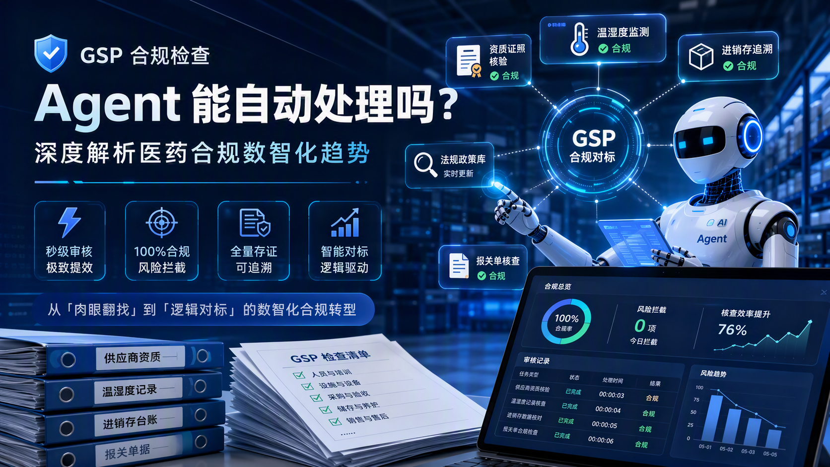 GSP 合规检查,Agent 能自动处理吗?深度解析医药合规数智化趋势