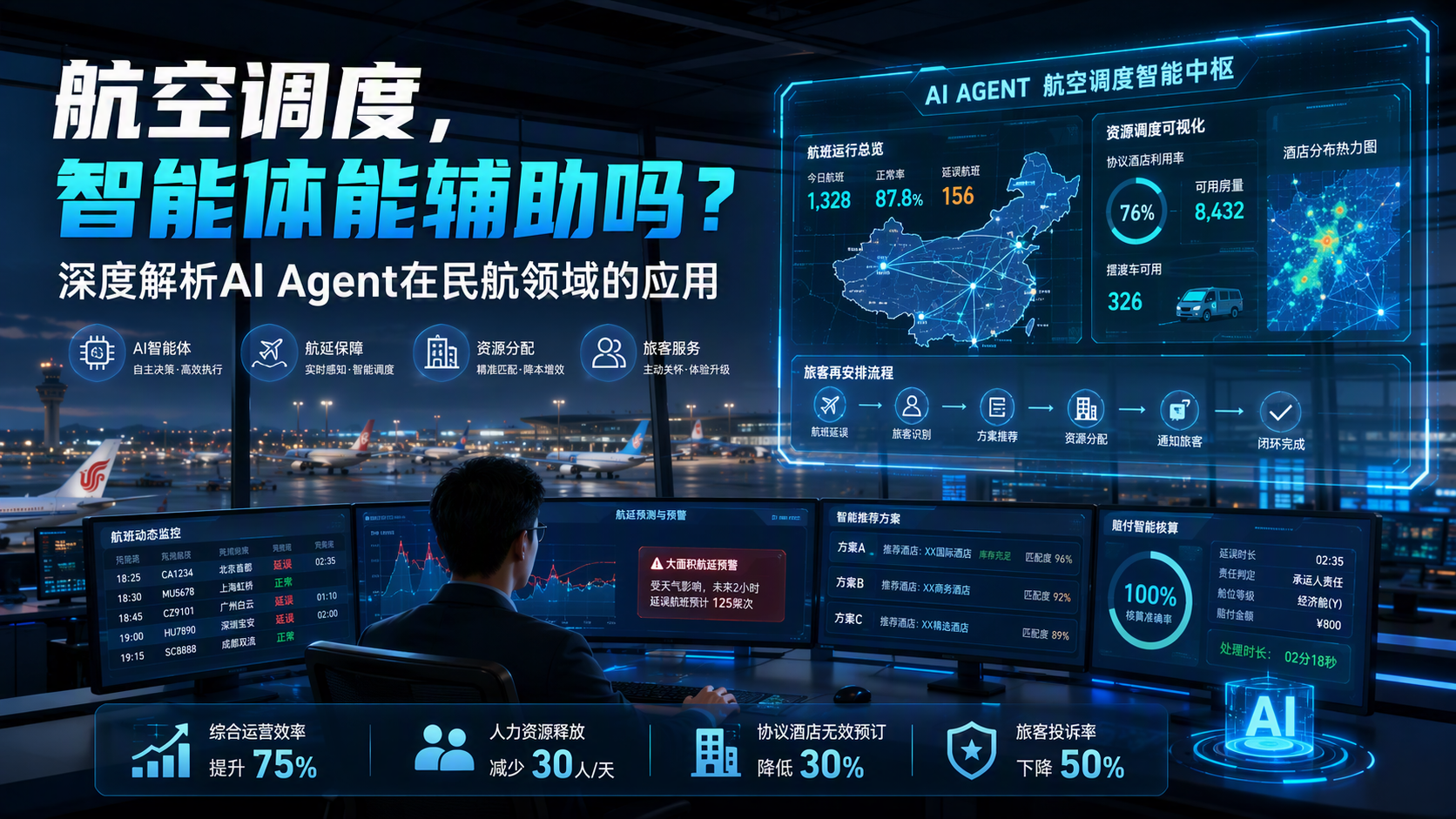 航空调度，智能体能辅助吗？深度解析AI Agent在民航领域的应用