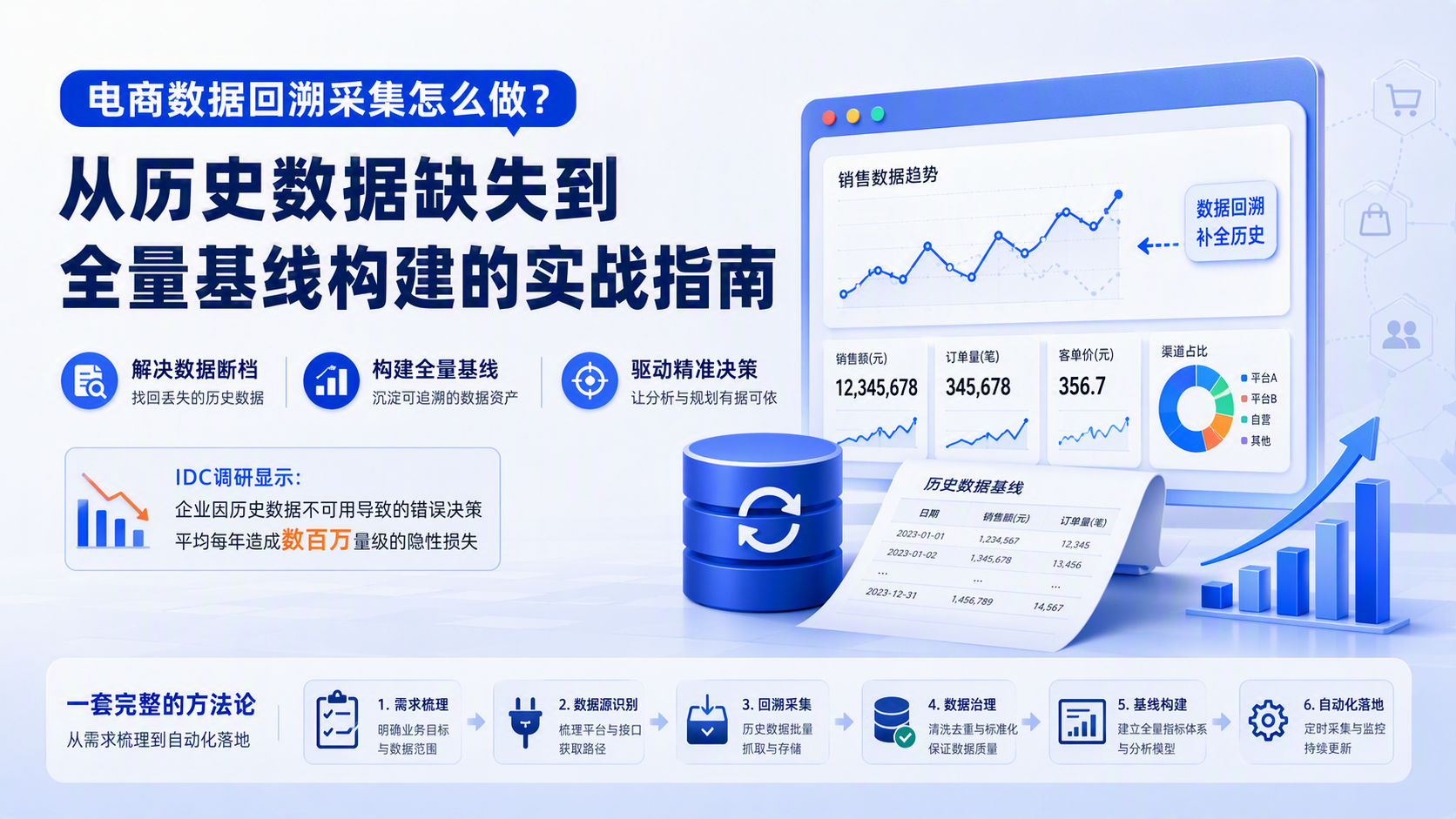 电商数据回溯采集怎么做？从历史数据缺失到全量基线构建的实战指南