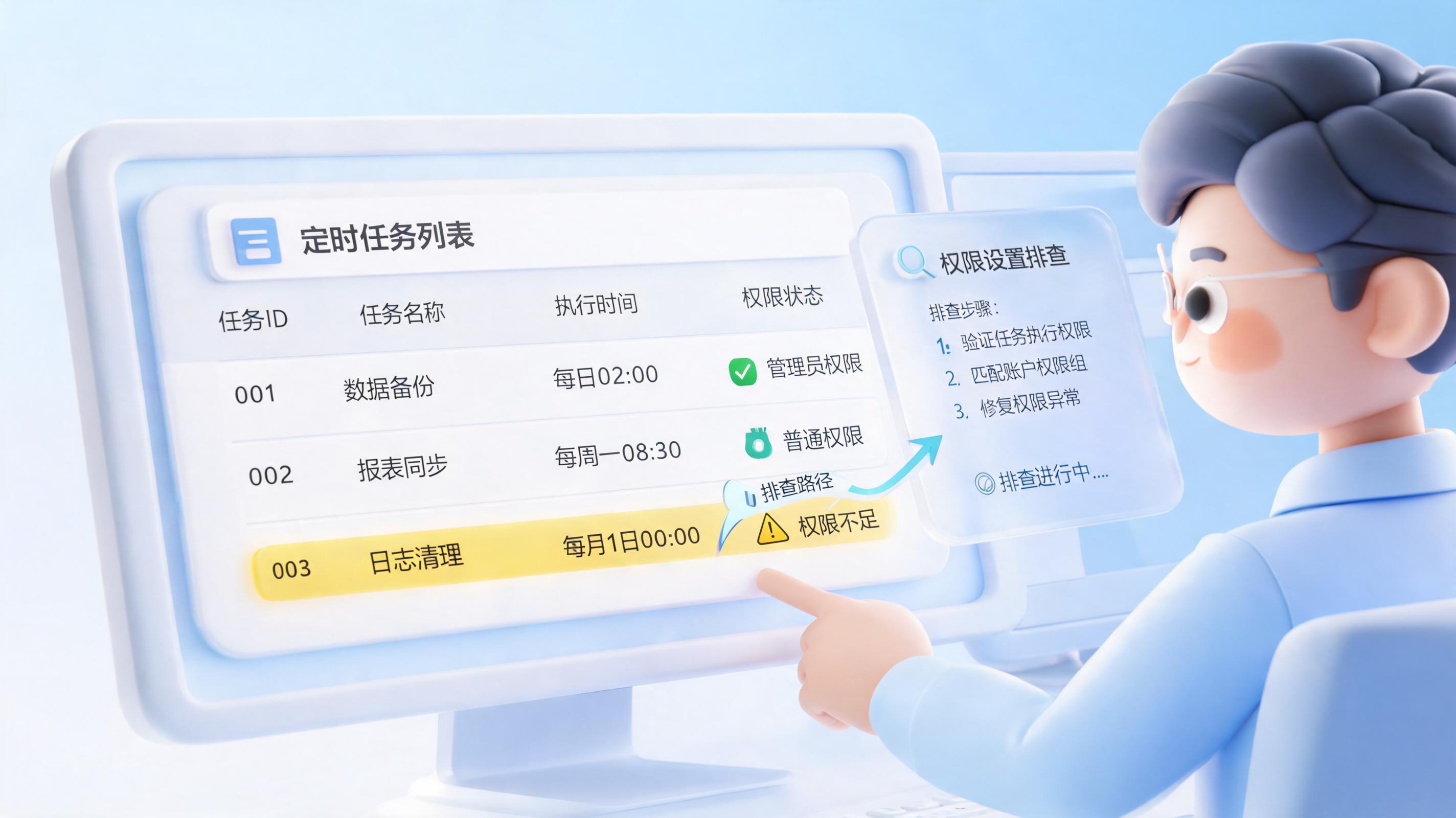 豆包定时任务未触发是什么原因导致的？从权限配置到后台调度的完整排查指南_图1