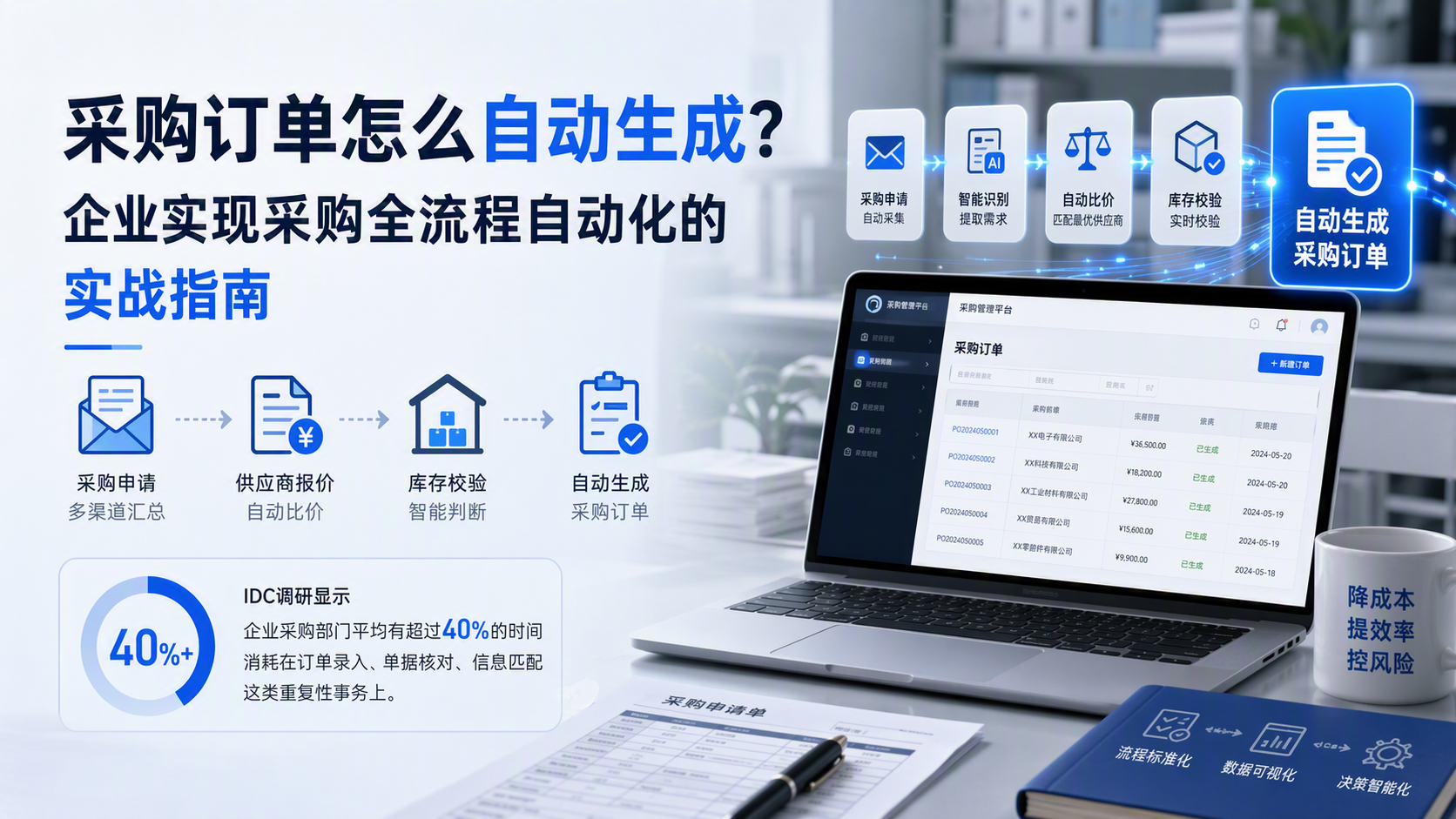采购订单怎么自动生成?企业实现采购全流程自动化的实战指南
