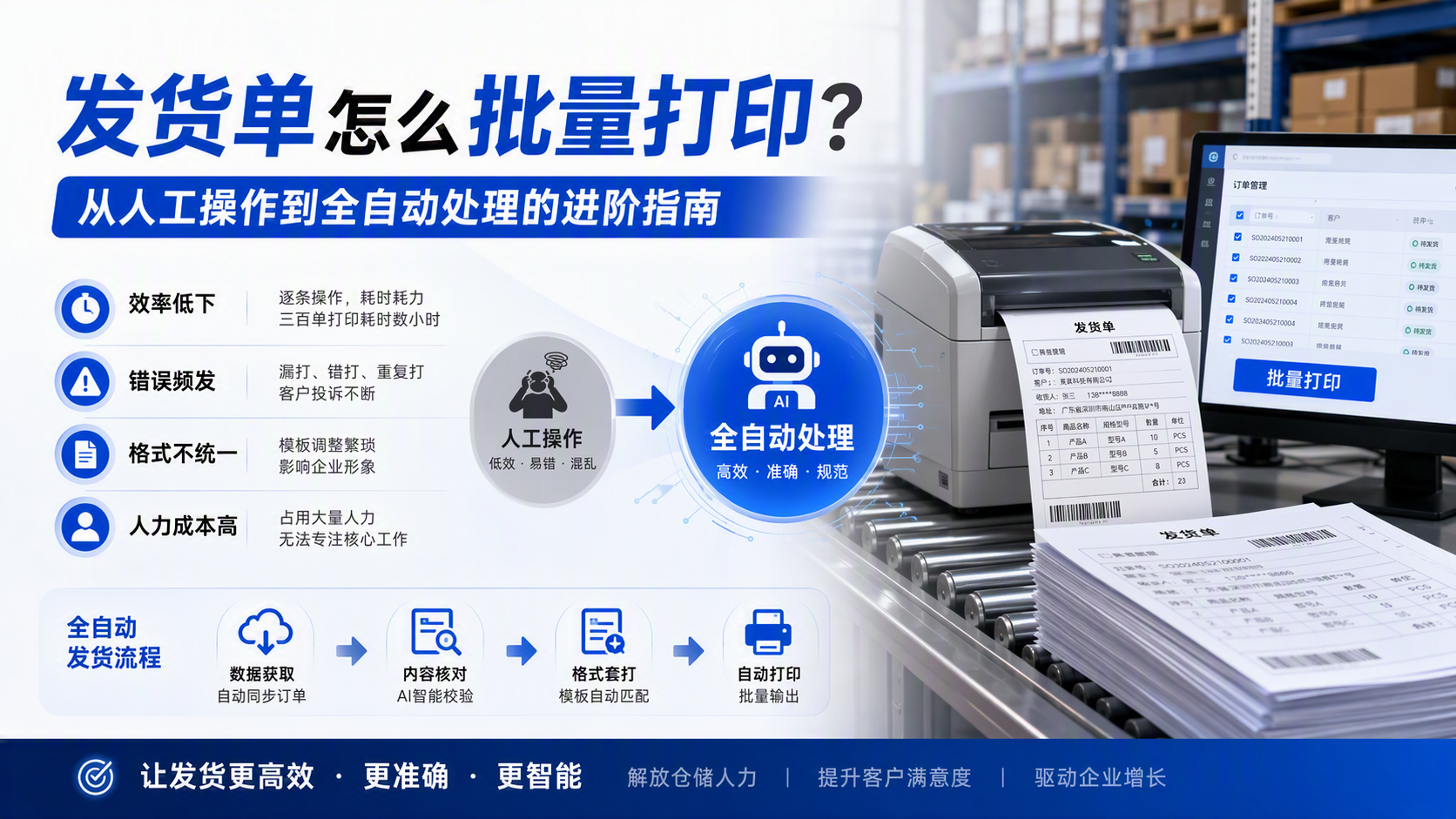 发货单怎么批量打印？从人工操作到全自动处理的进阶指南_图1