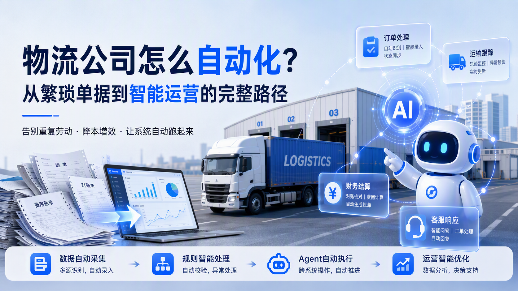 物流公司怎么自动化？从繁琐单据到智能运营的完整路径_图1