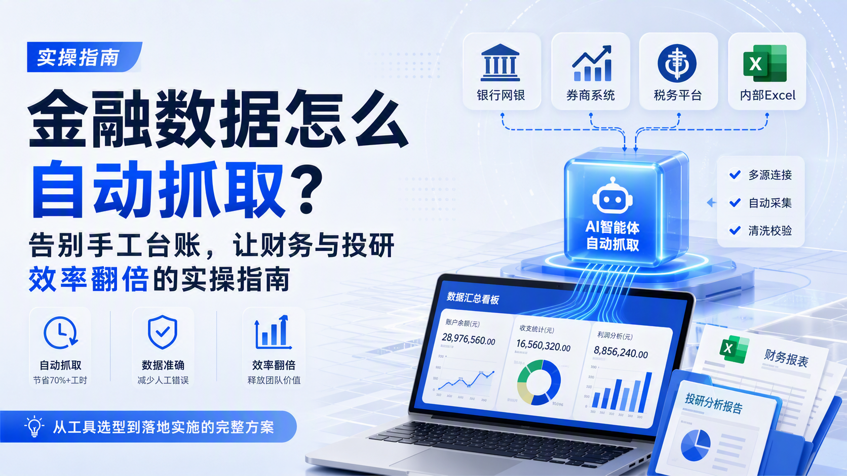 金融数据怎么自动抓取?告别手工台账,让财务与投研效率翻倍的实操指南
