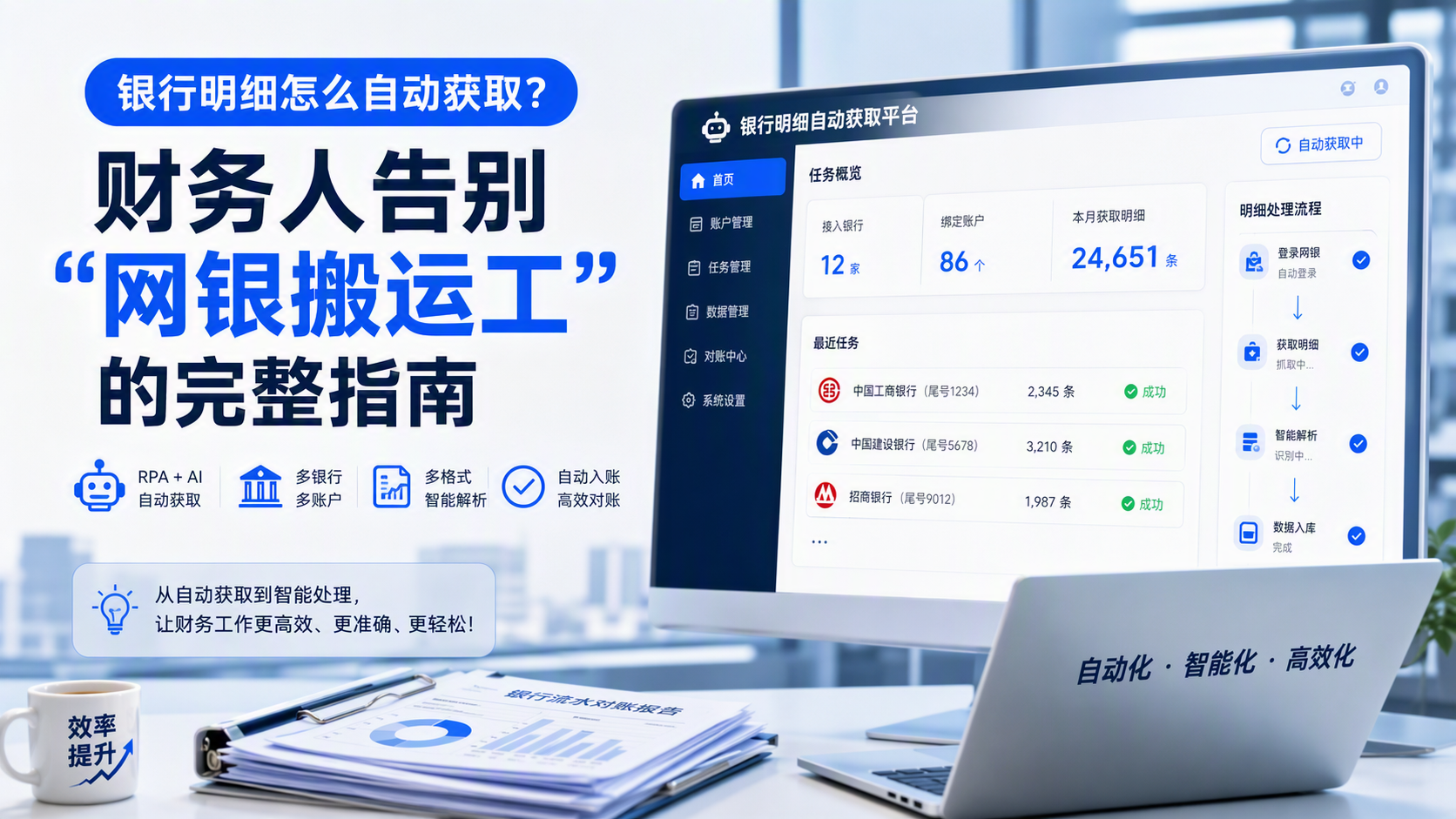 银行明细怎么自动获取？财务人告别“网银搬运工”的完整指南_图1