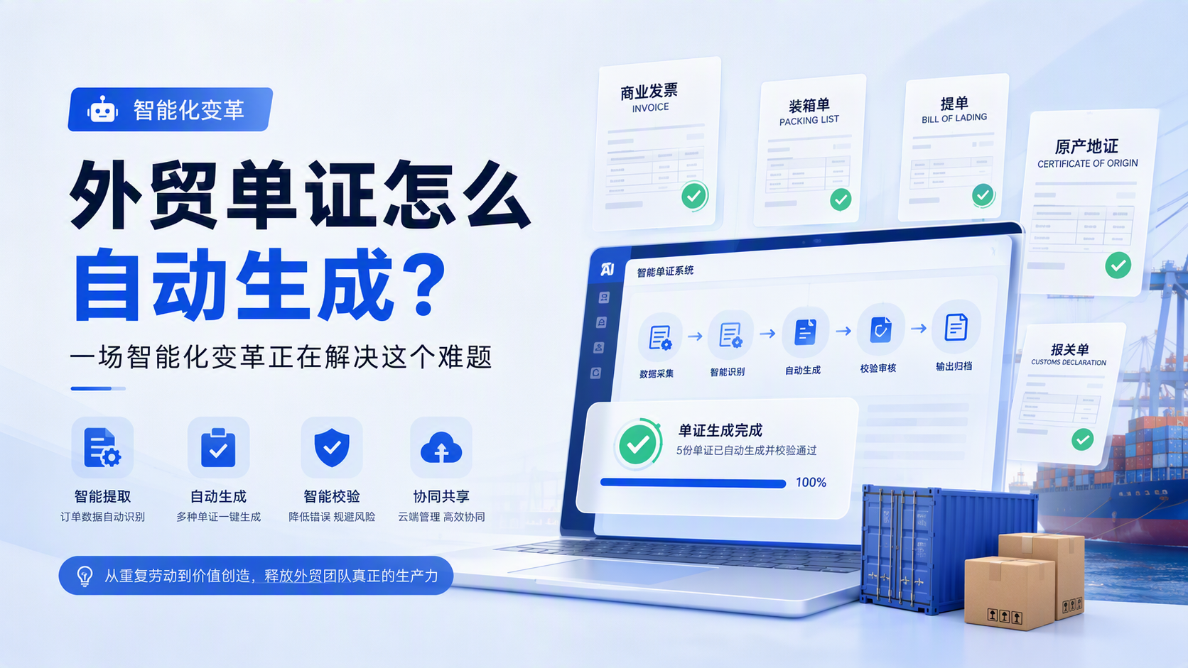 外贸单证怎么自动生成?一场智能化变革正在解决这个难题
