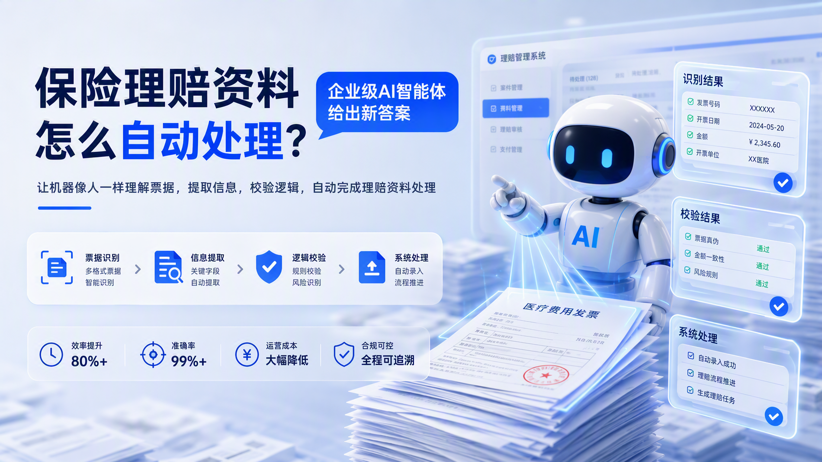 保险理赔资料怎么自动处理?企业级AI智能体给出新答案