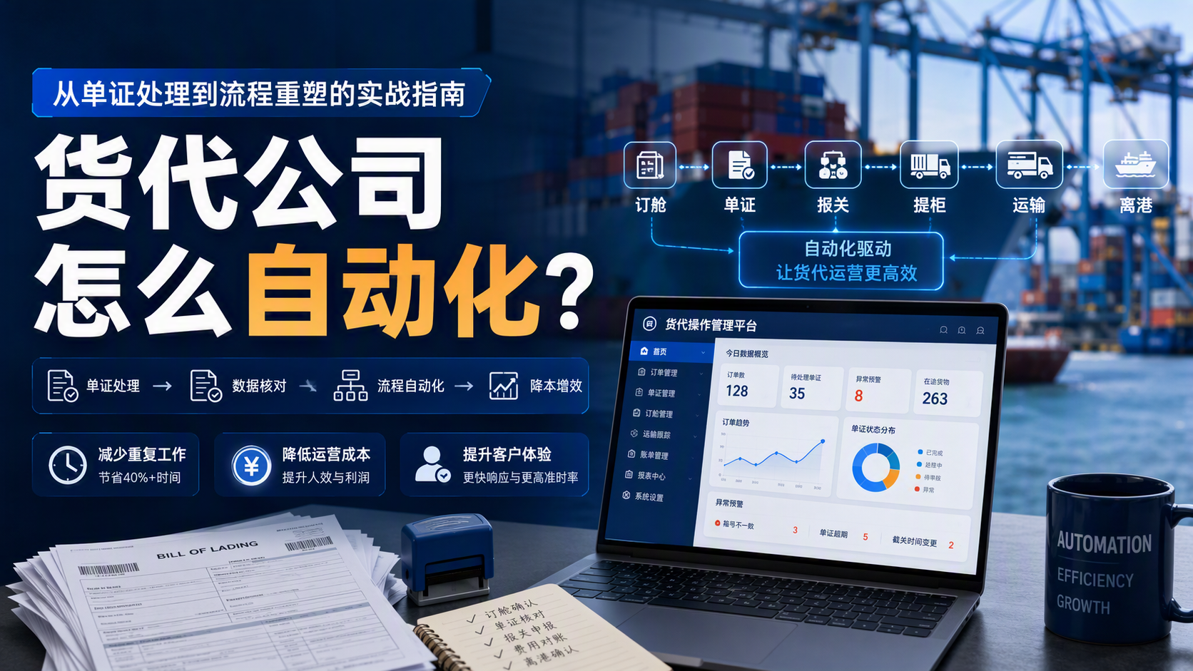 货代公司怎么自动化？从单证处理到流程重塑的实战指南