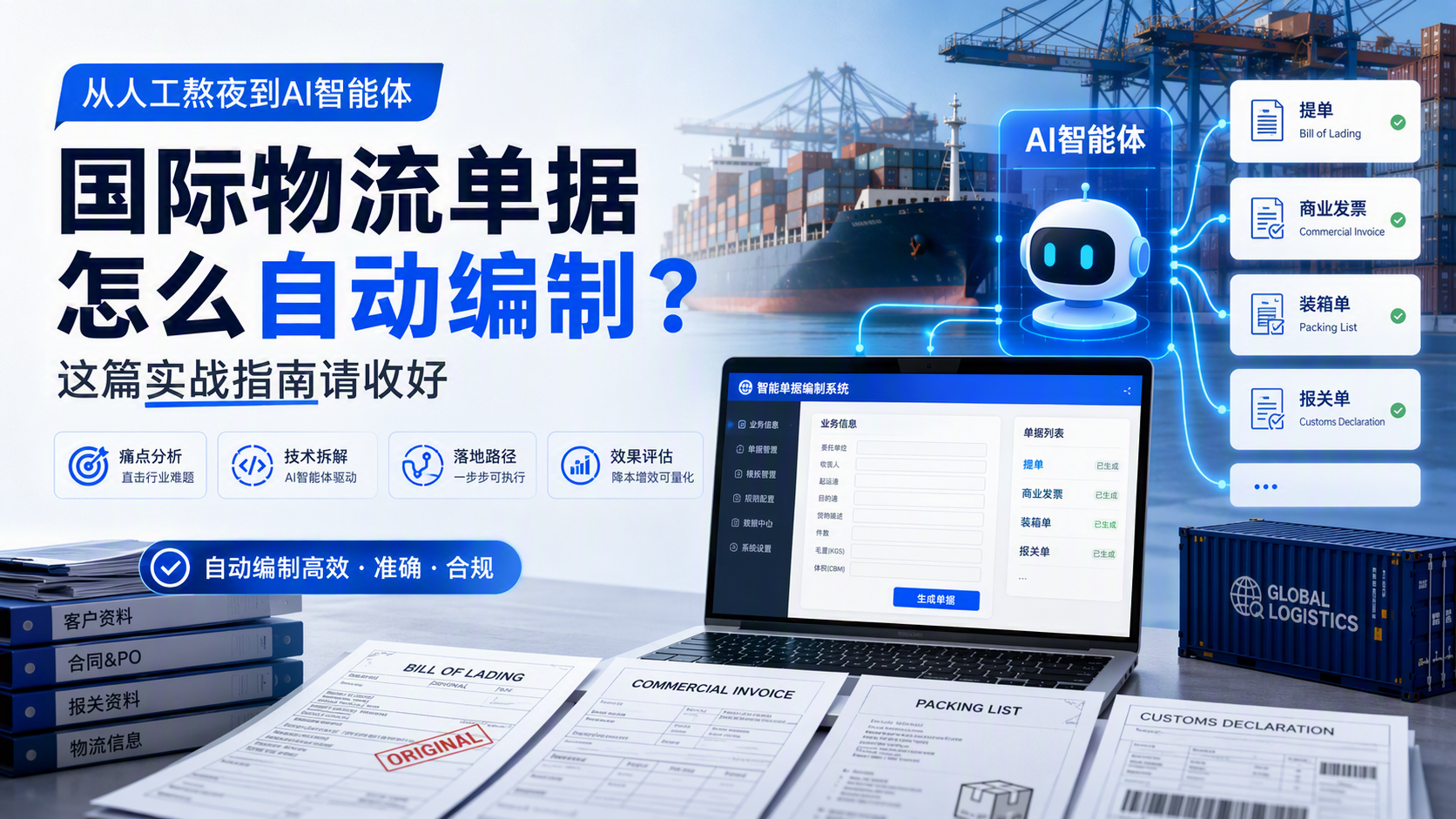 国际物流单据怎么自动编制？从人工熬夜到AI智能体，这篇实战指南请收好