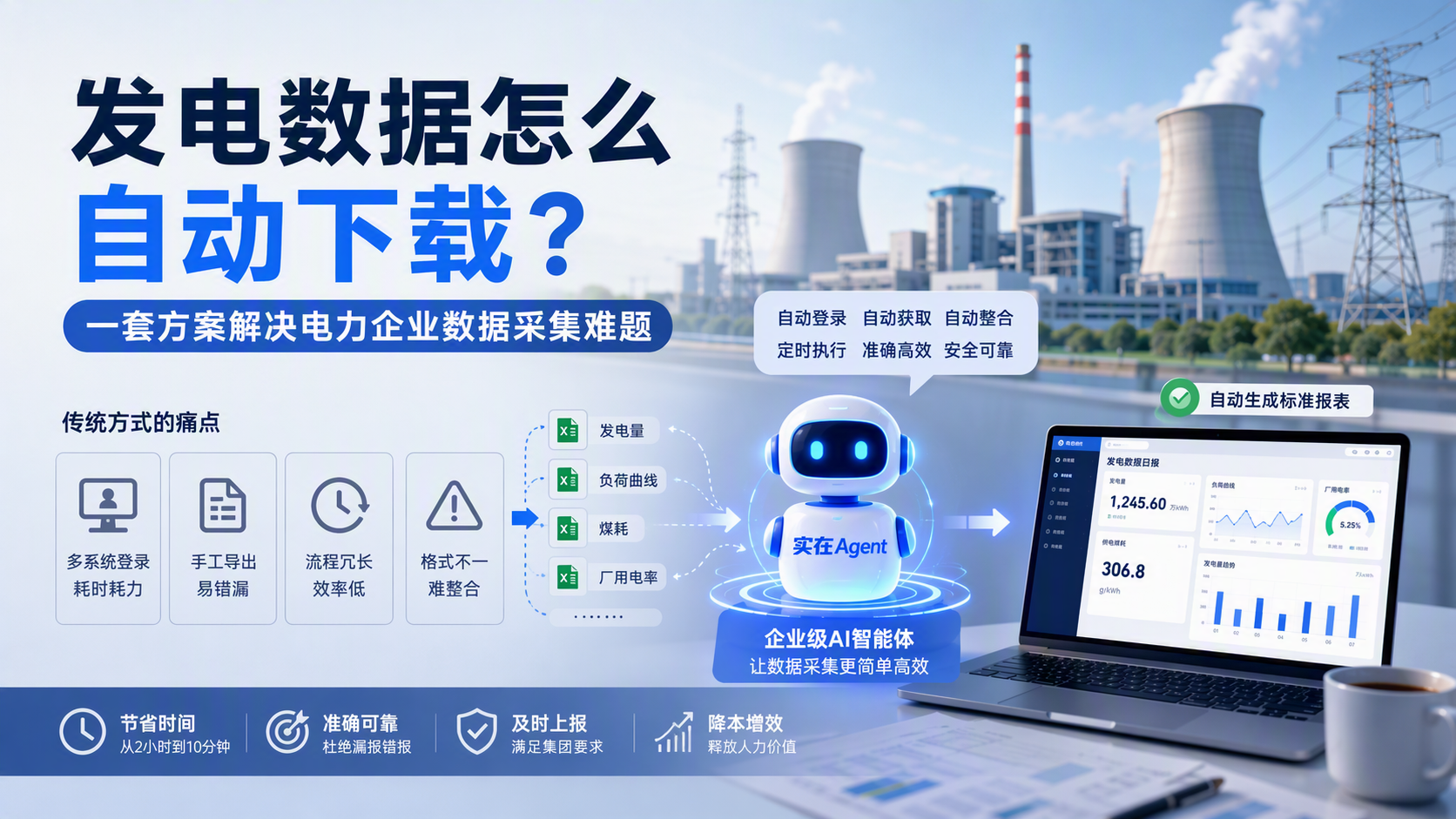 发电数据怎么自动下载？一套方案解决电力企业数据采集难题