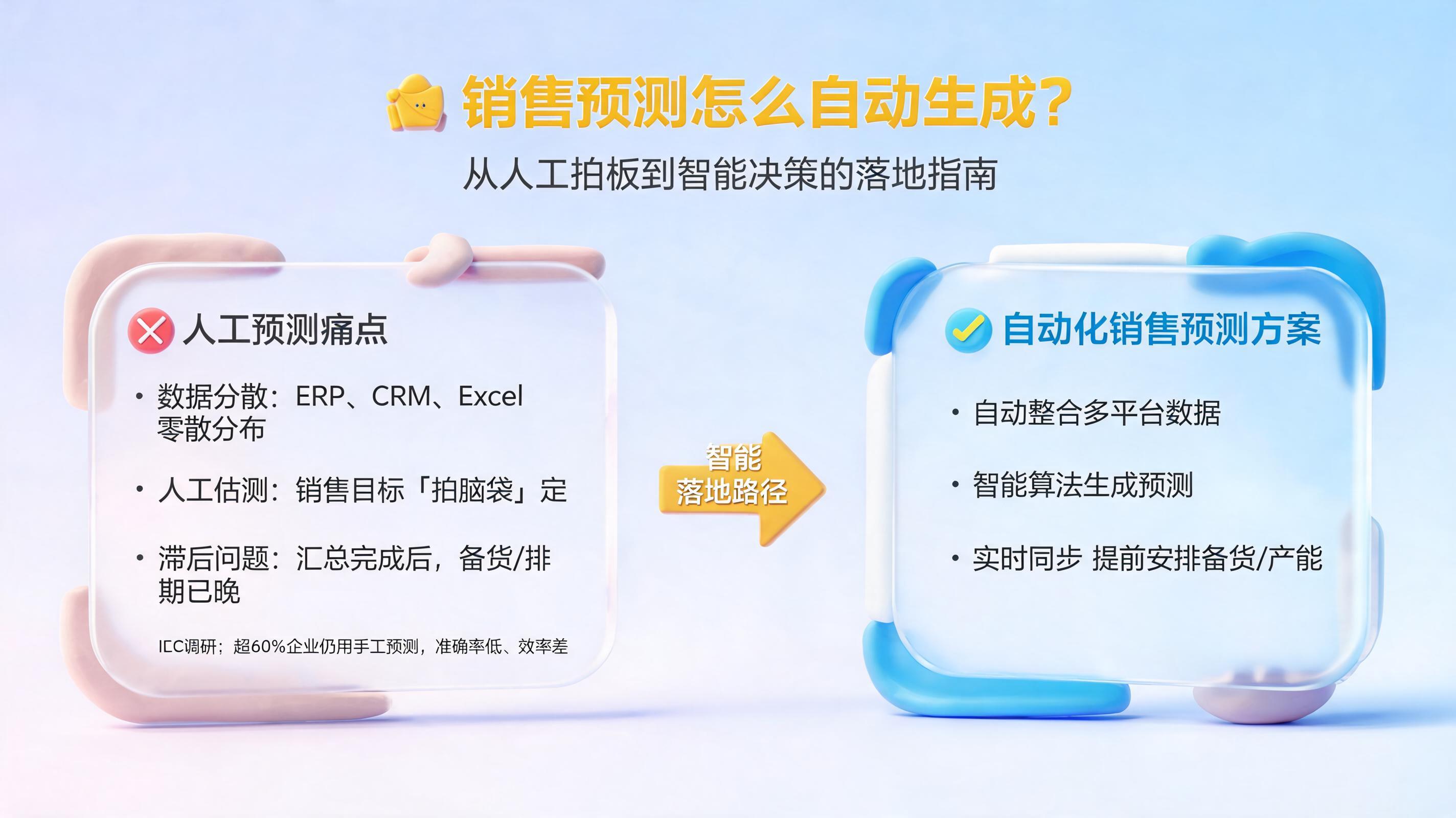 销售预测怎么自动生成?从人工拍板到智能决策的落地指南