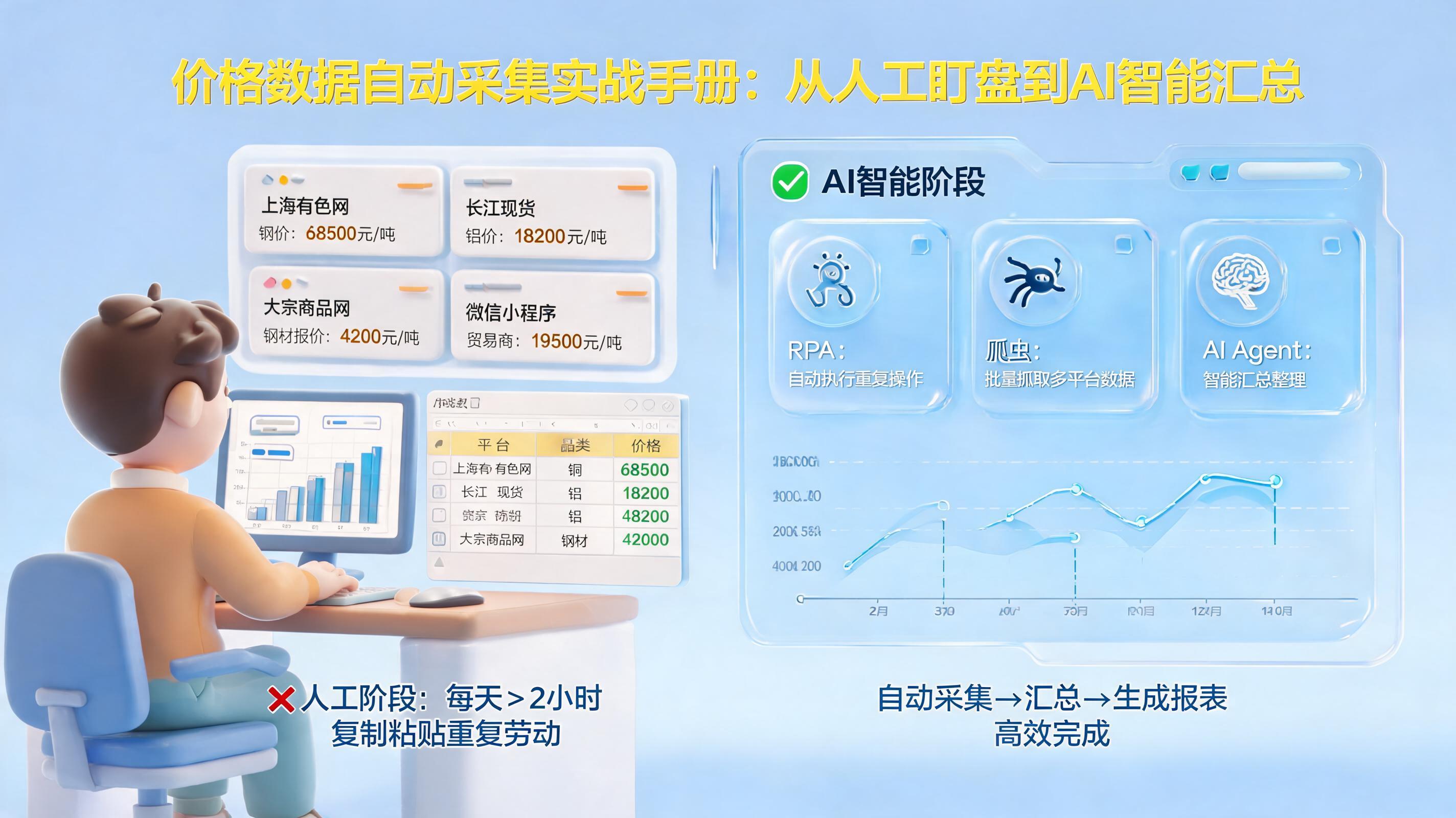 价格数据自动采集实战手册:从人工盯盘到AI智能汇总