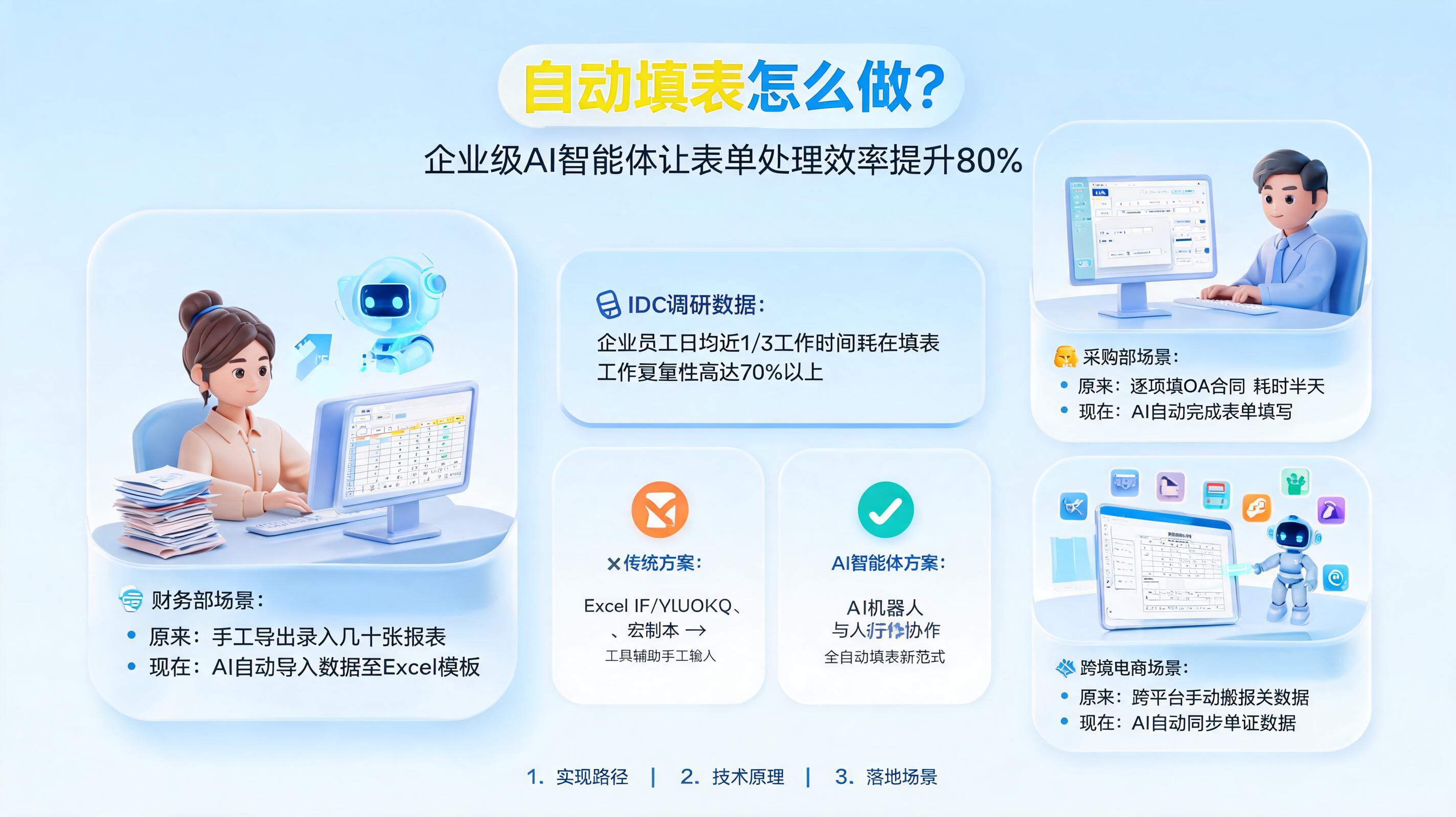 自动填表怎么做？企业级AI智能体让表单处理效率提升80%的新解法